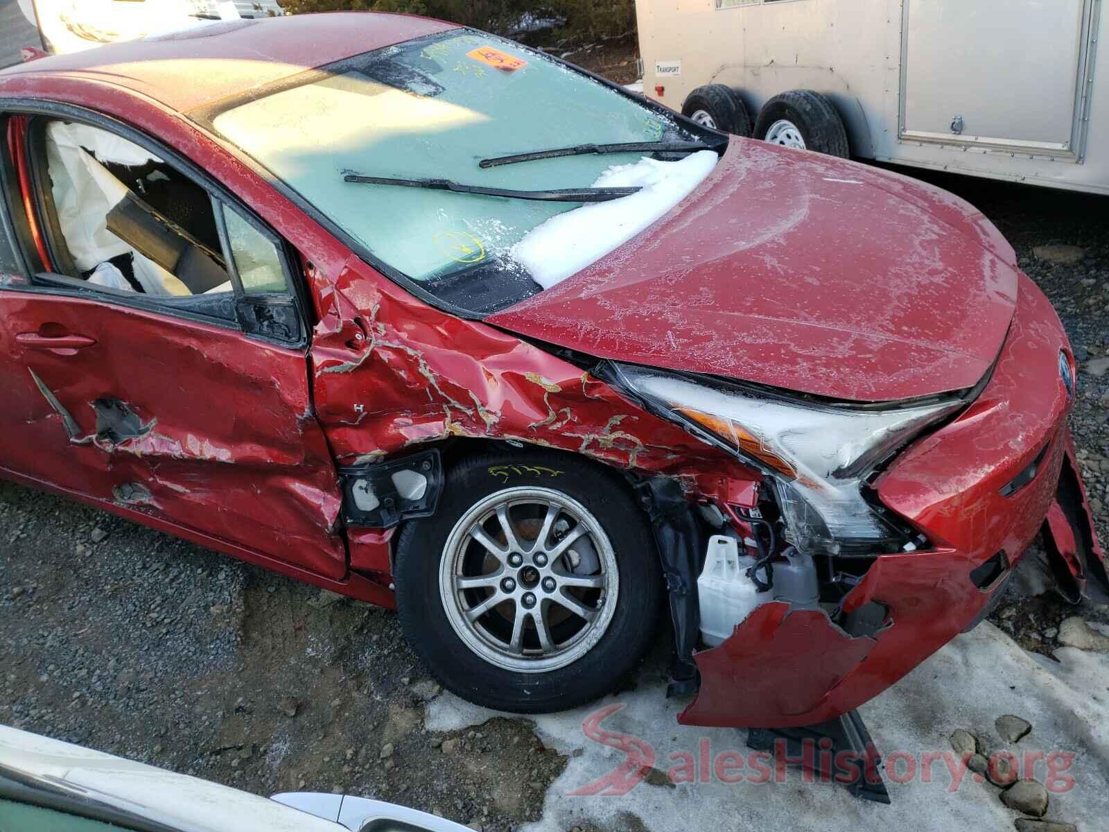 JTDKBRFU4H3562608 2017 TOYOTA PRIUS