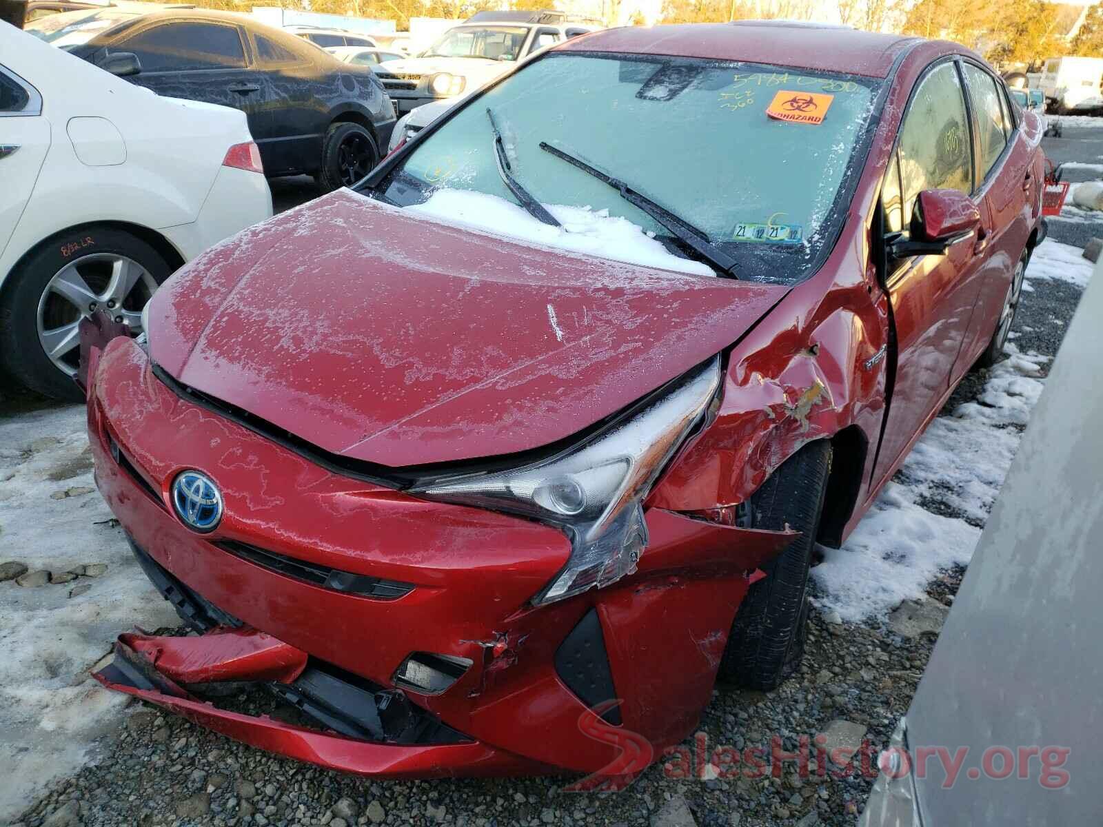 JTDKBRFU4H3562608 2017 TOYOTA PRIUS