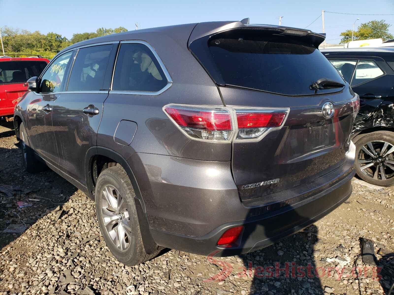 5TDBKRFH9GS327508 2016 TOYOTA HIGHLANDER