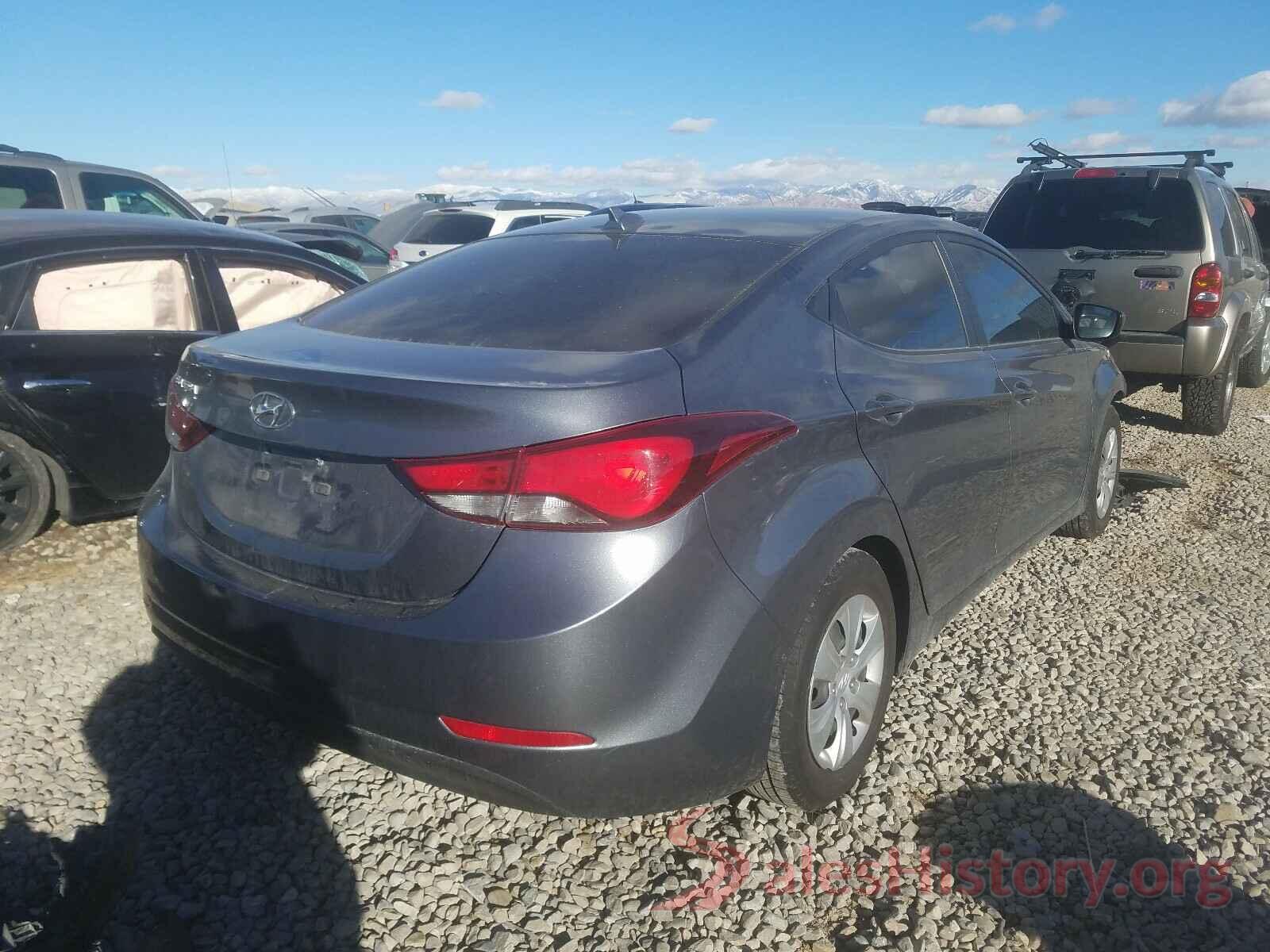 KMHDH4AEXGU607274 2016 HYUNDAI ELANTRA