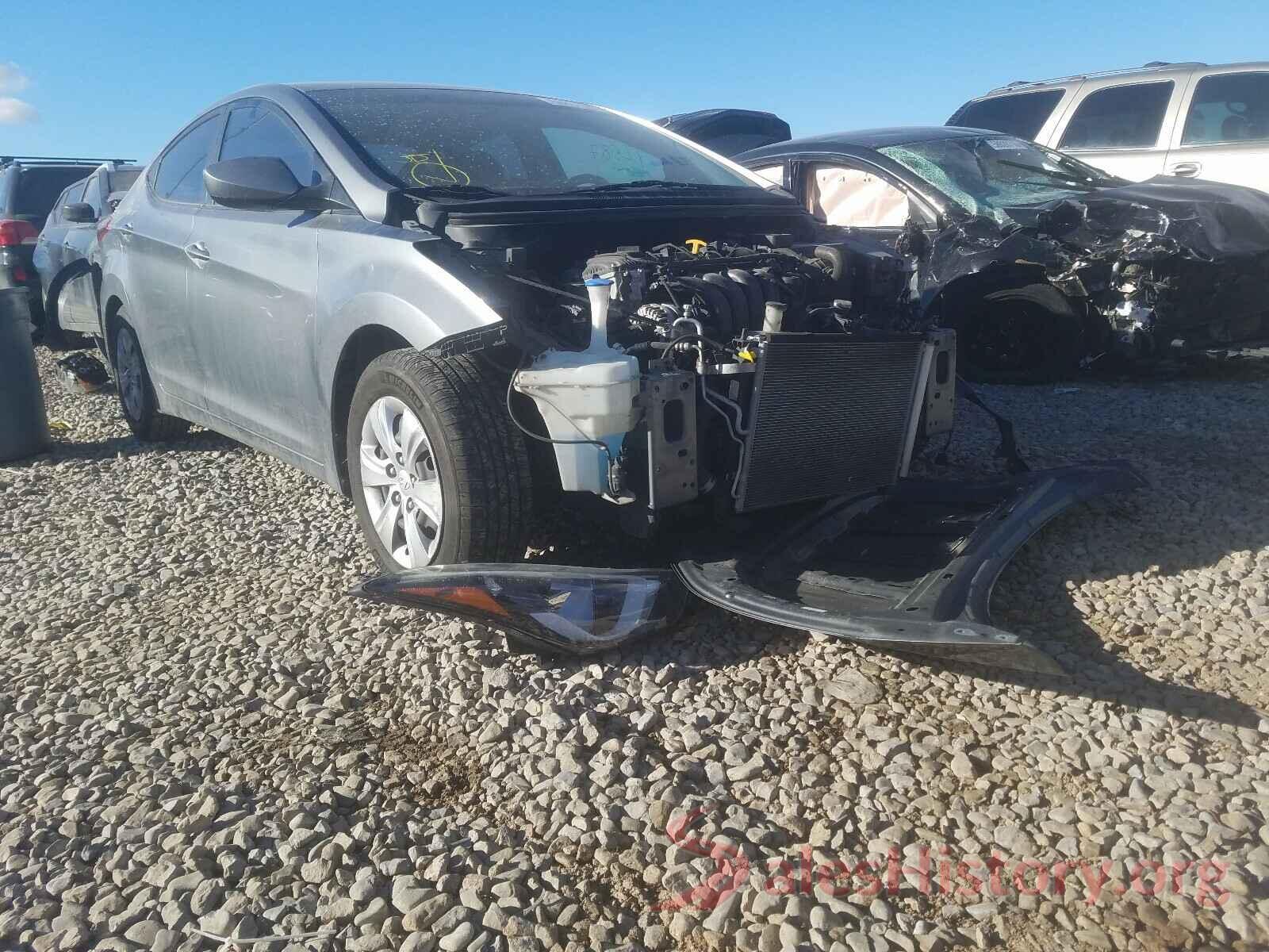 KMHDH4AEXGU607274 2016 HYUNDAI ELANTRA