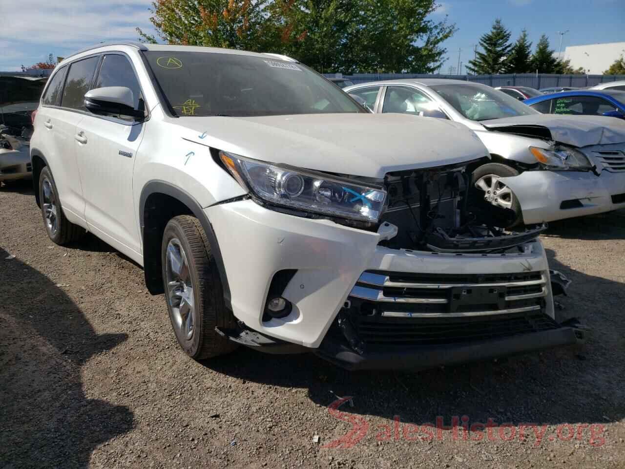 5TDDGRFH2KS065995 2019 TOYOTA HIGHLANDER