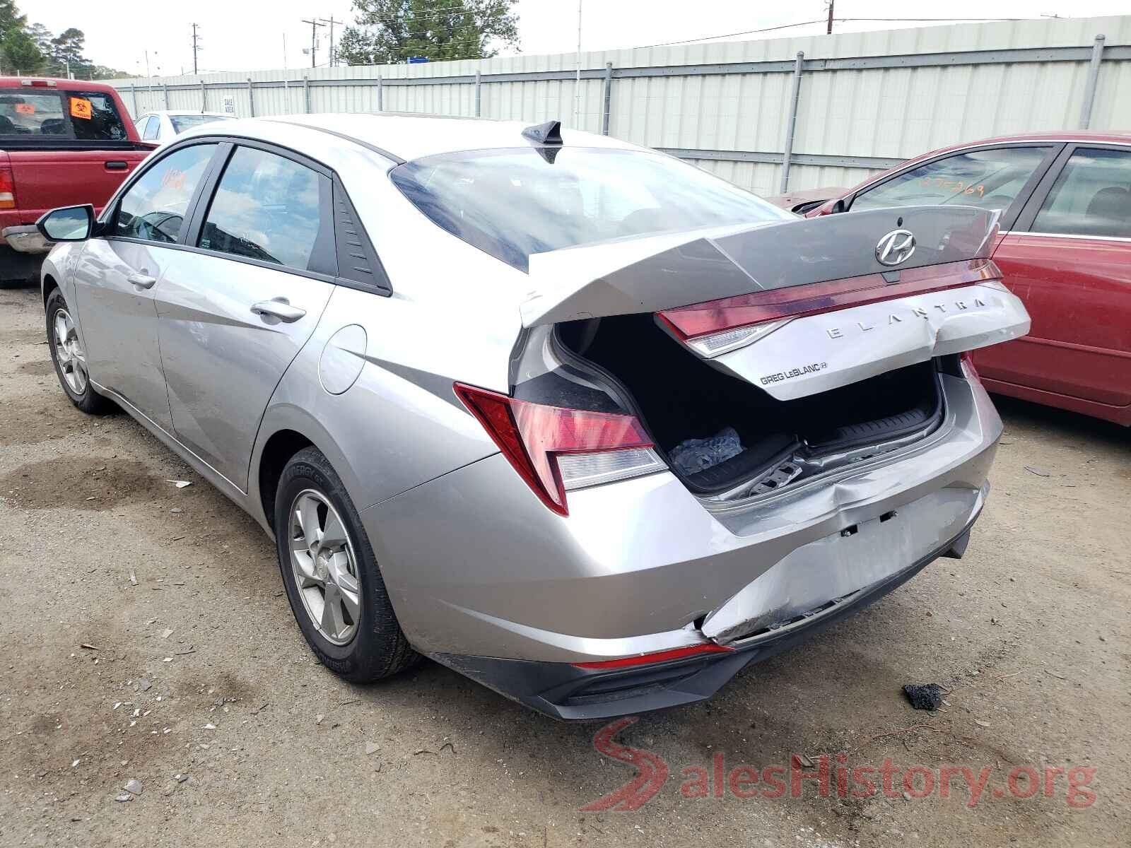 5NPLL4AG8MH038107 2021 HYUNDAI ELANTRA