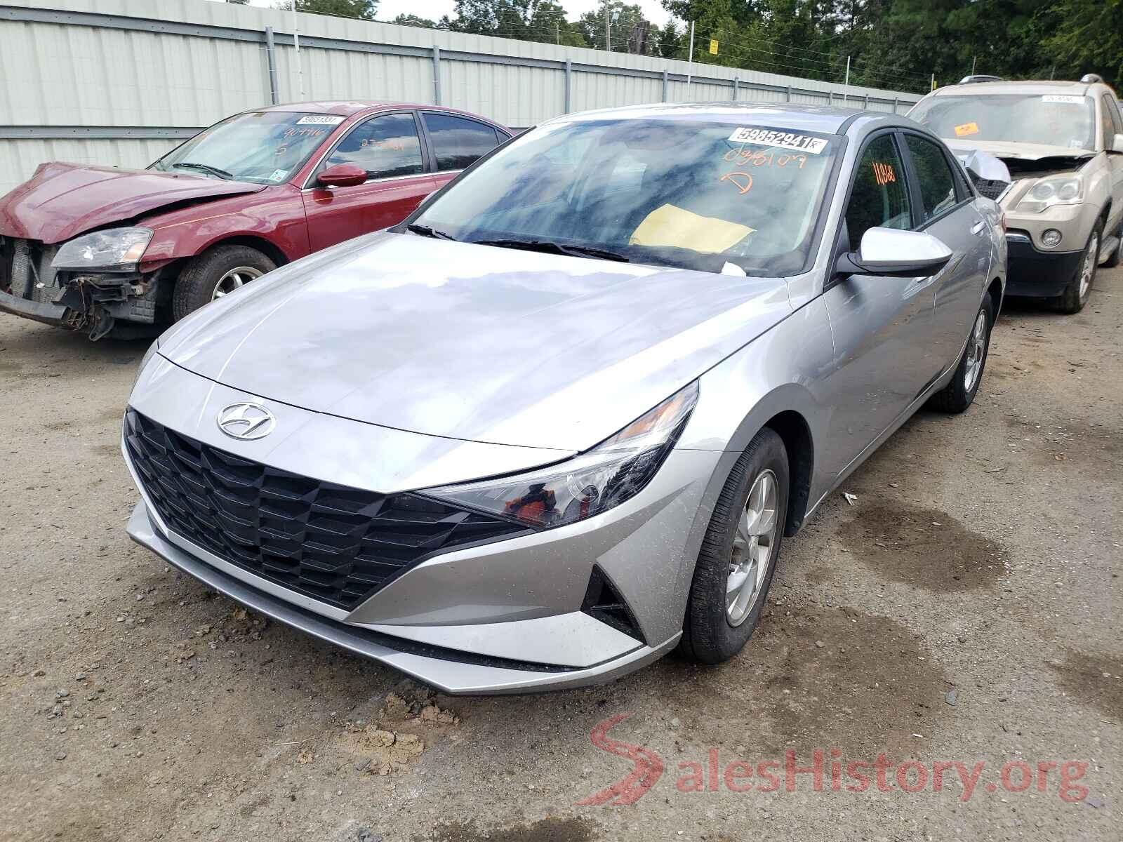 5NPLL4AG8MH038107 2021 HYUNDAI ELANTRA