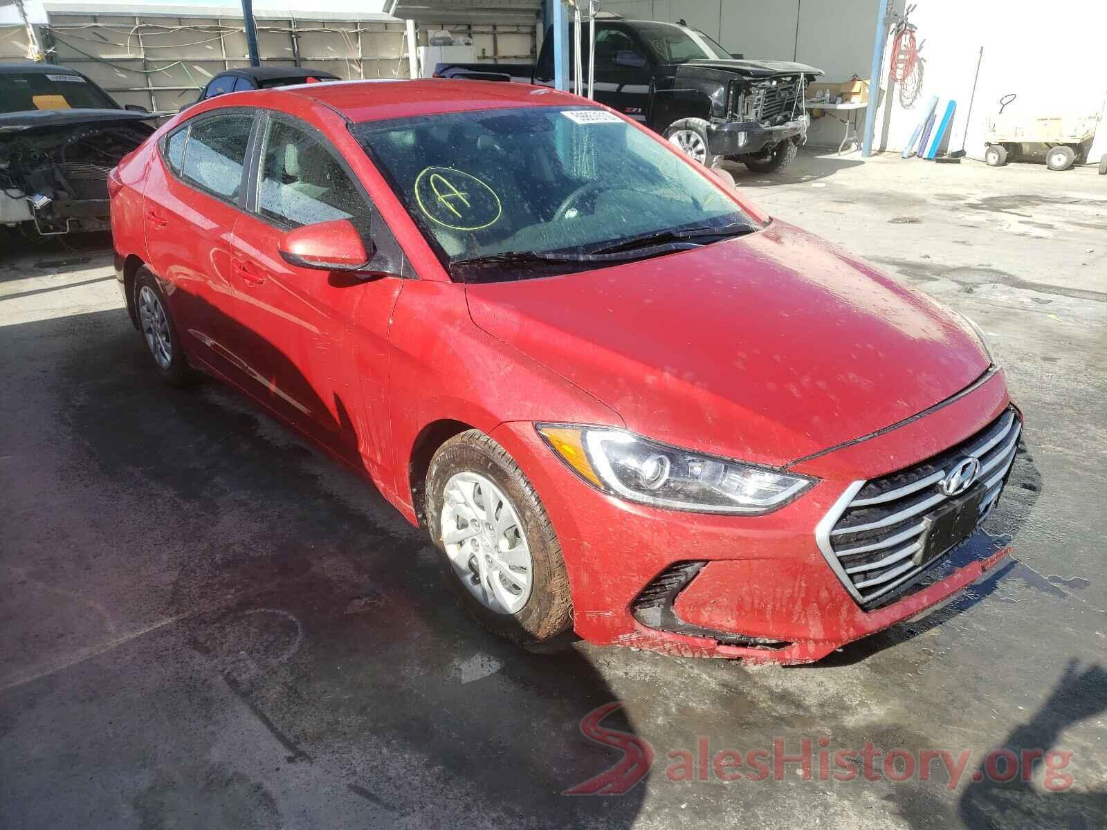 5NPD74LF4HH197323 2017 HYUNDAI ELANTRA