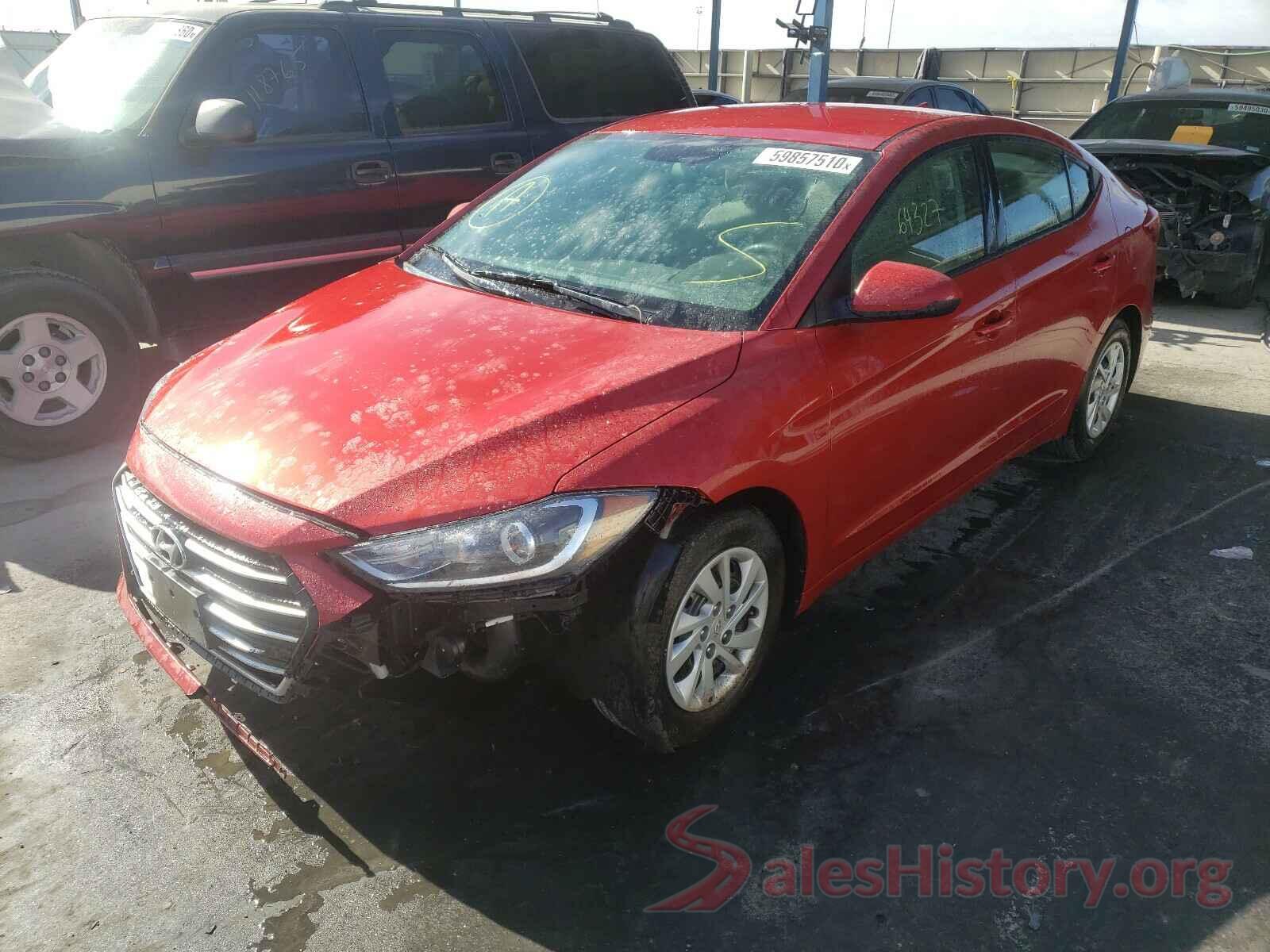 5NPD74LF4HH197323 2017 HYUNDAI ELANTRA