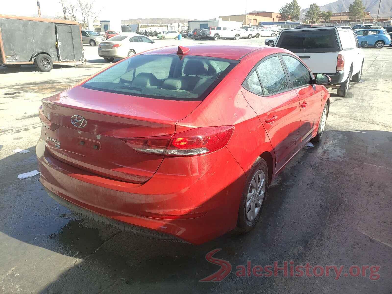 5NPD74LF4HH197323 2017 HYUNDAI ELANTRA