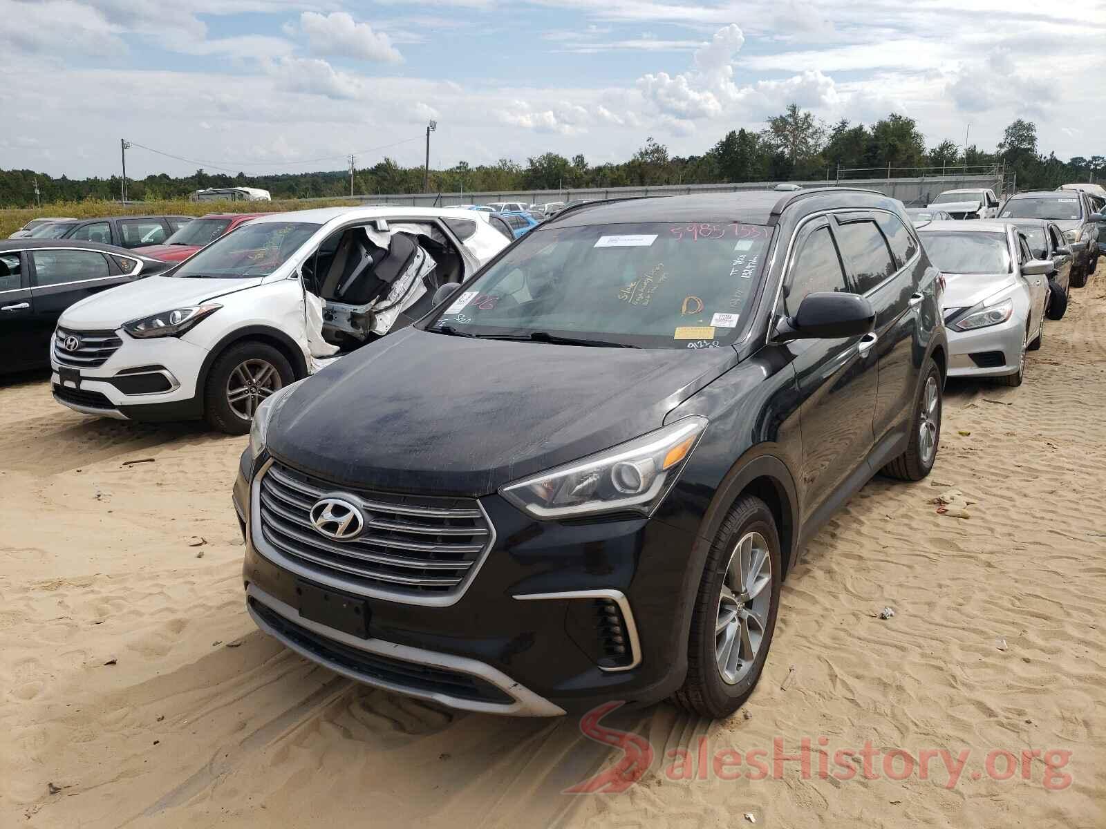 KM8SM4HF2HU191255 2017 HYUNDAI SANTA FE