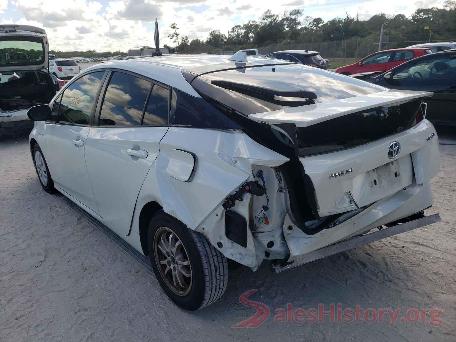 JTDKBRFU7G3021342 2016 TOYOTA PRIUS