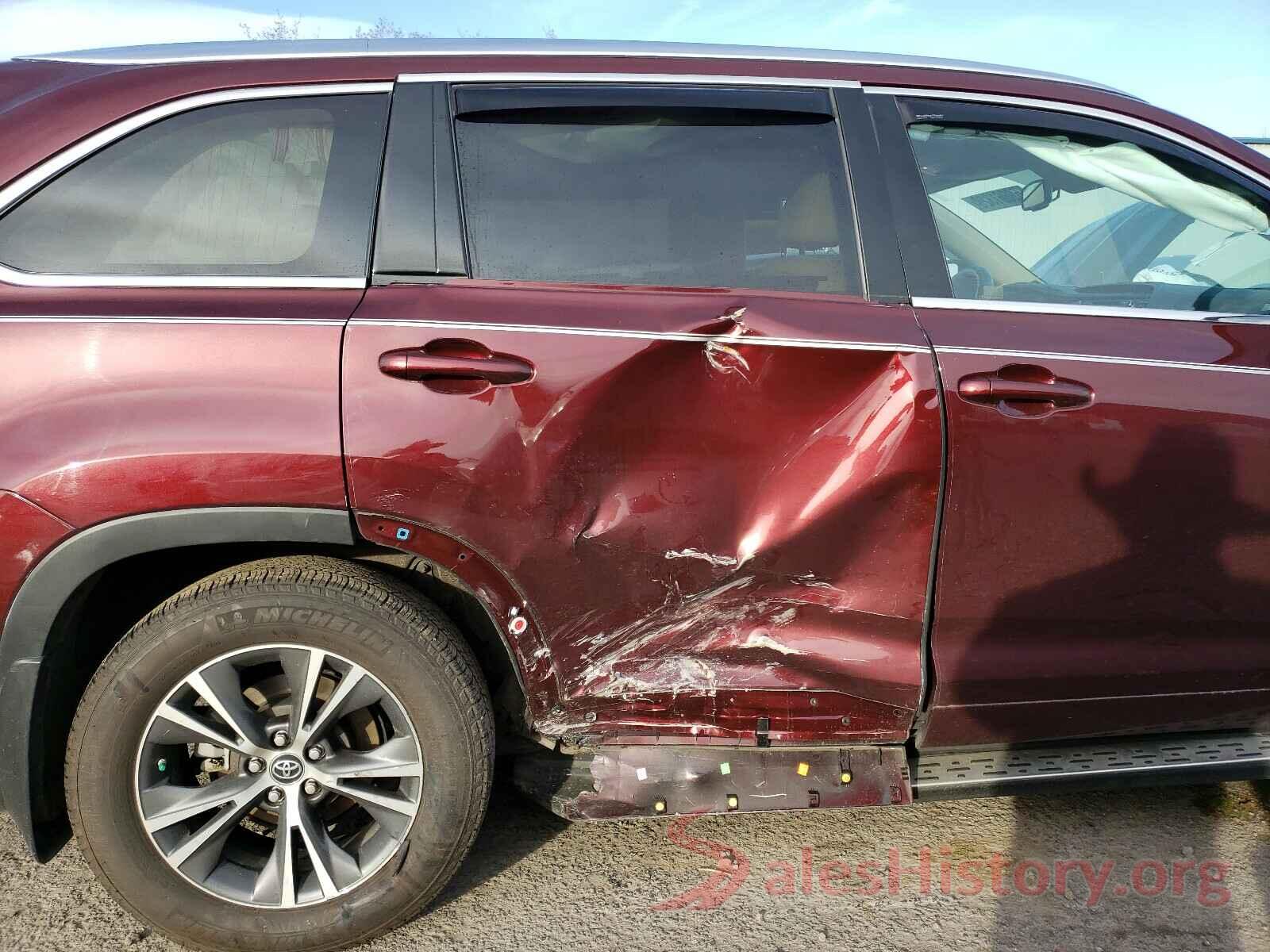 5TDJKRFH4GS347211 2016 TOYOTA HIGHLANDER