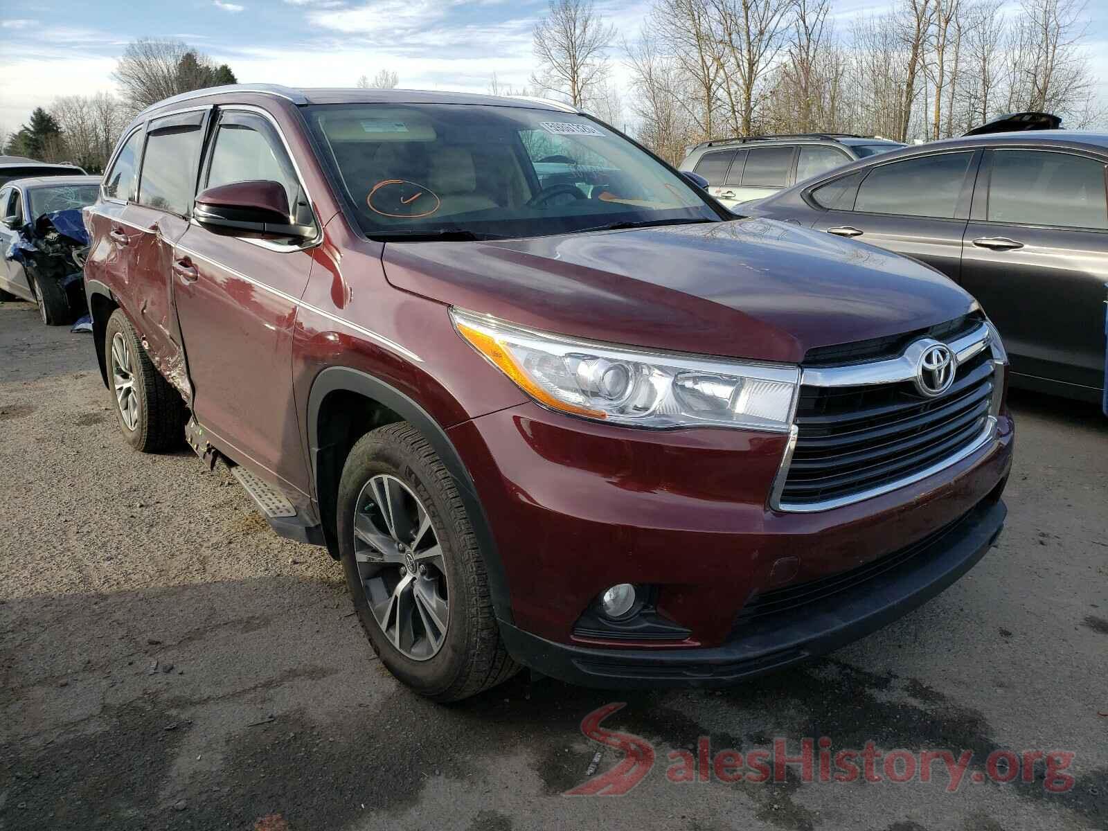 5TDJKRFH4GS347211 2016 TOYOTA HIGHLANDER