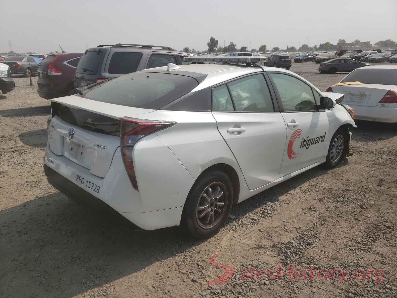 JTDKARFU8G3522906 2016 TOYOTA PRIUS