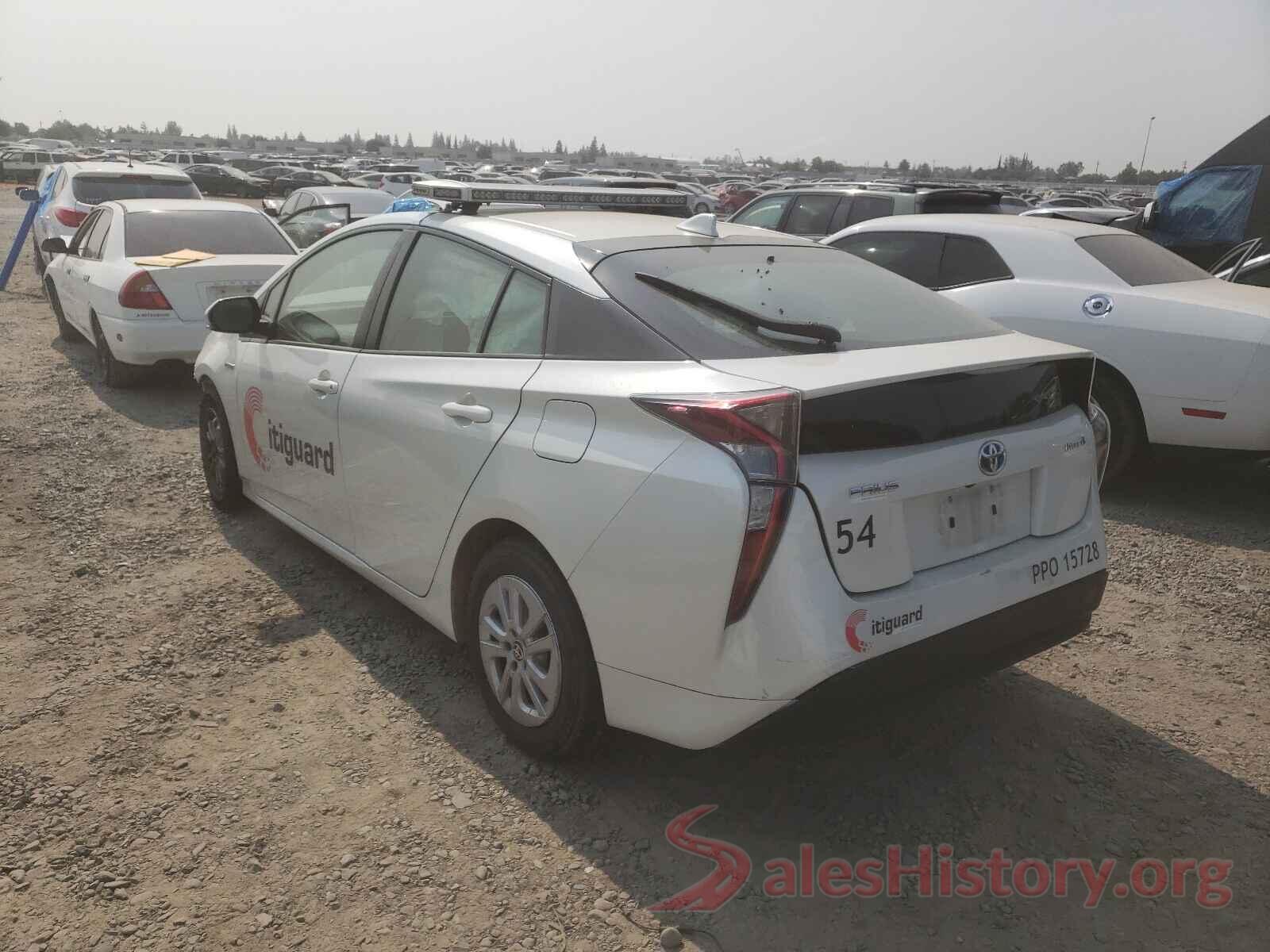 JTDKARFU8G3522906 2016 TOYOTA PRIUS