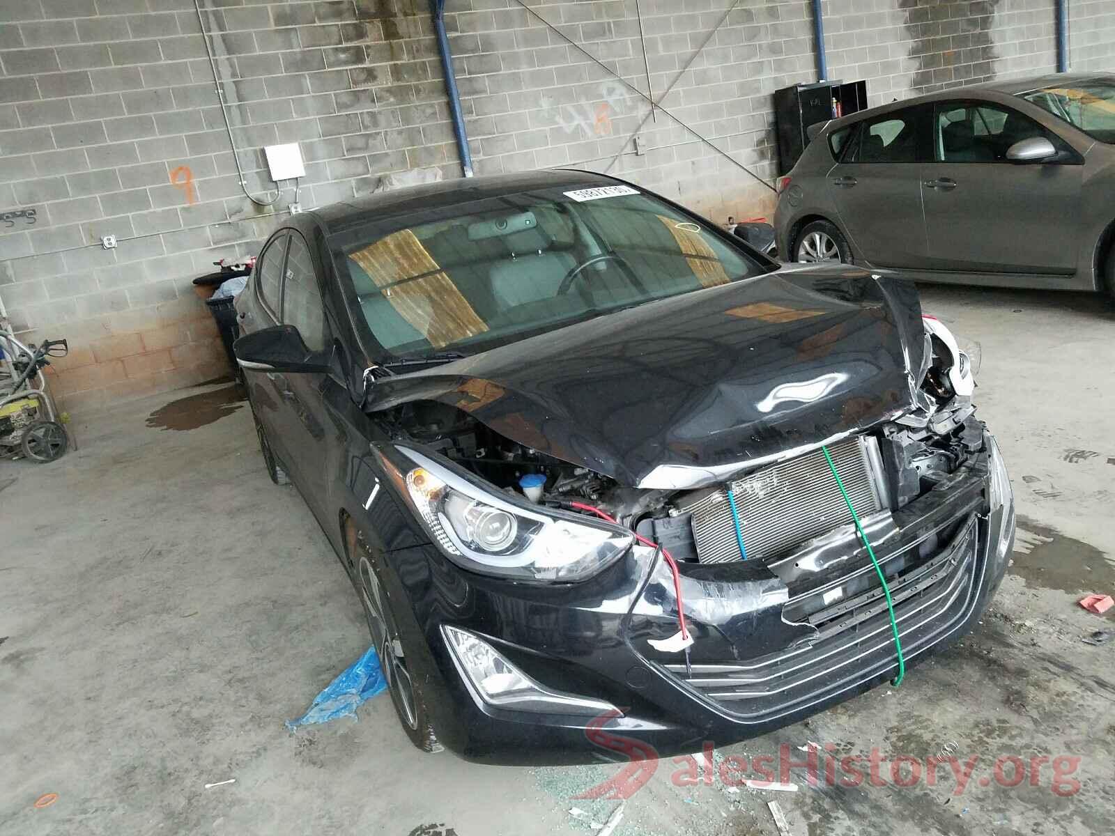 KMHDH4AE3GU598157 2016 HYUNDAI ELANTRA