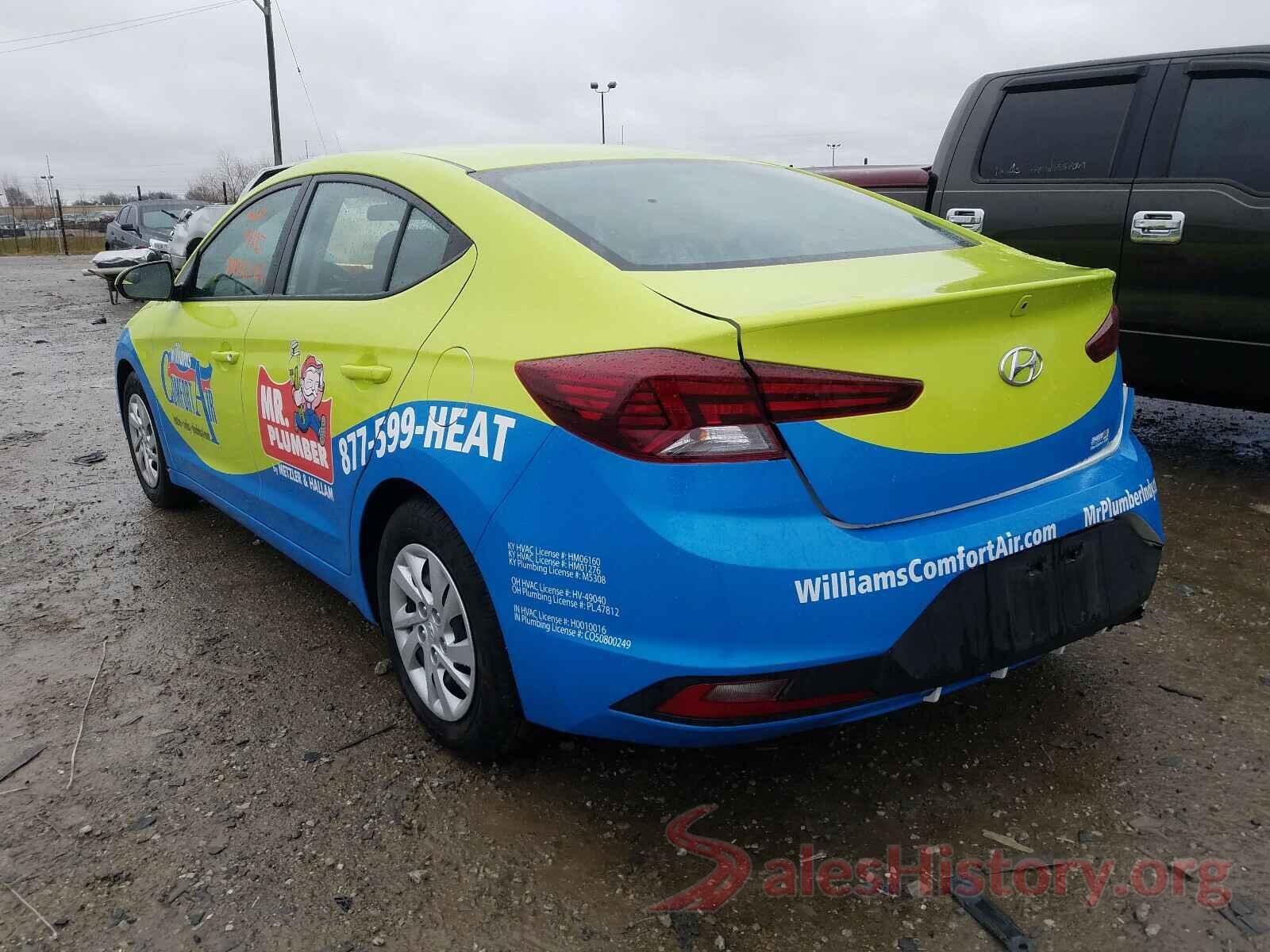 5NPD74LF7LH573733 2020 HYUNDAI ELANTRA