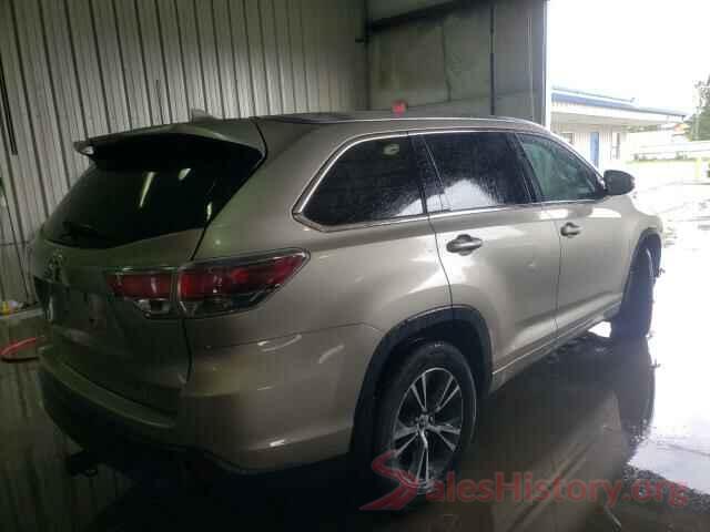 5TDJKRFH2GS326809 2016 TOYOTA HIGHLANDER