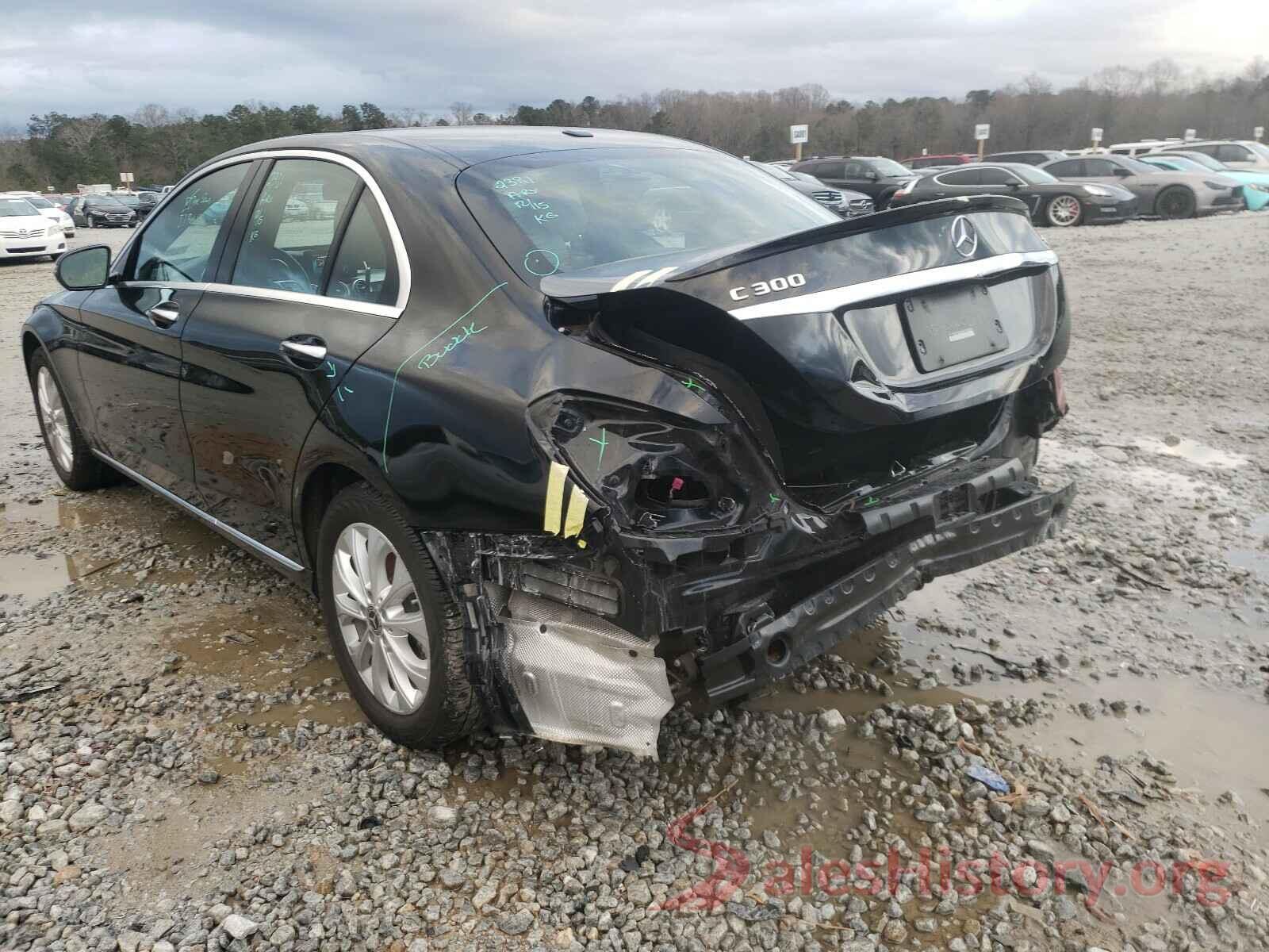 55SWF8EB1KU306046 2019 MERCEDES-BENZ C CLASS