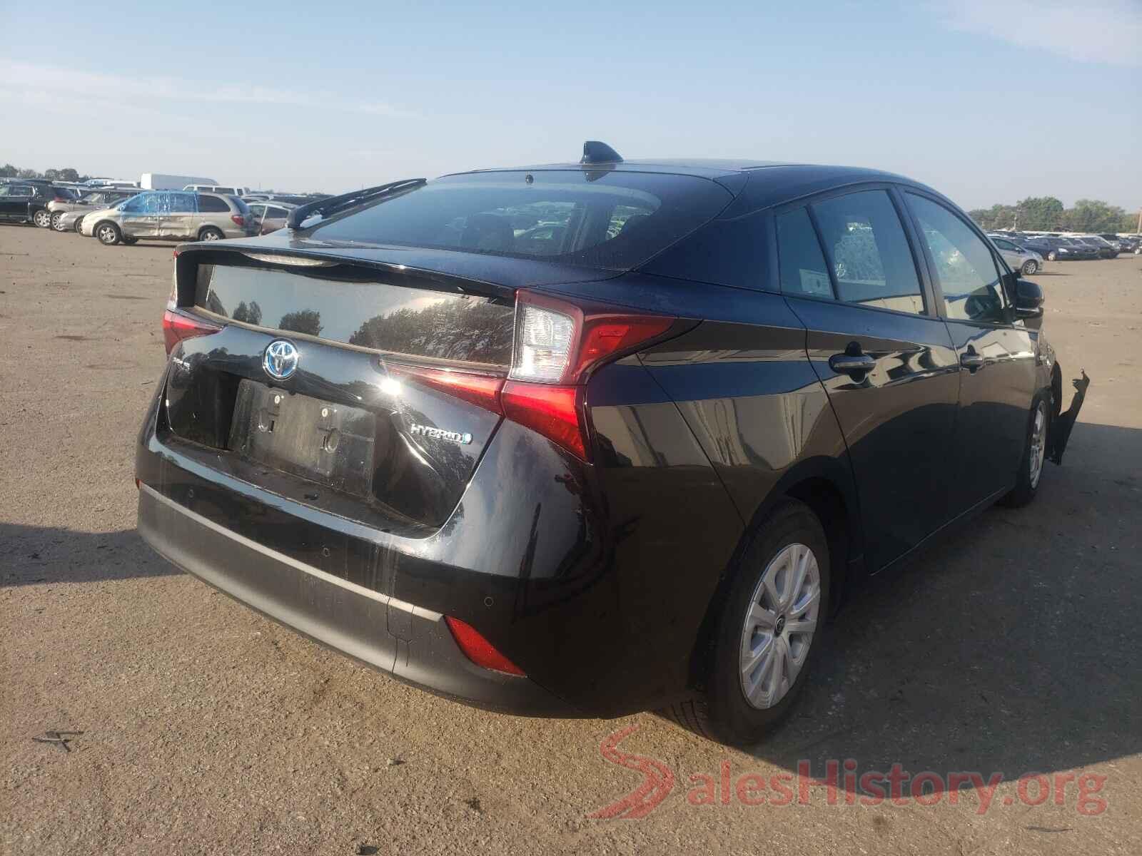 JTDKARFU0L3107220 2020 TOYOTA PRIUS