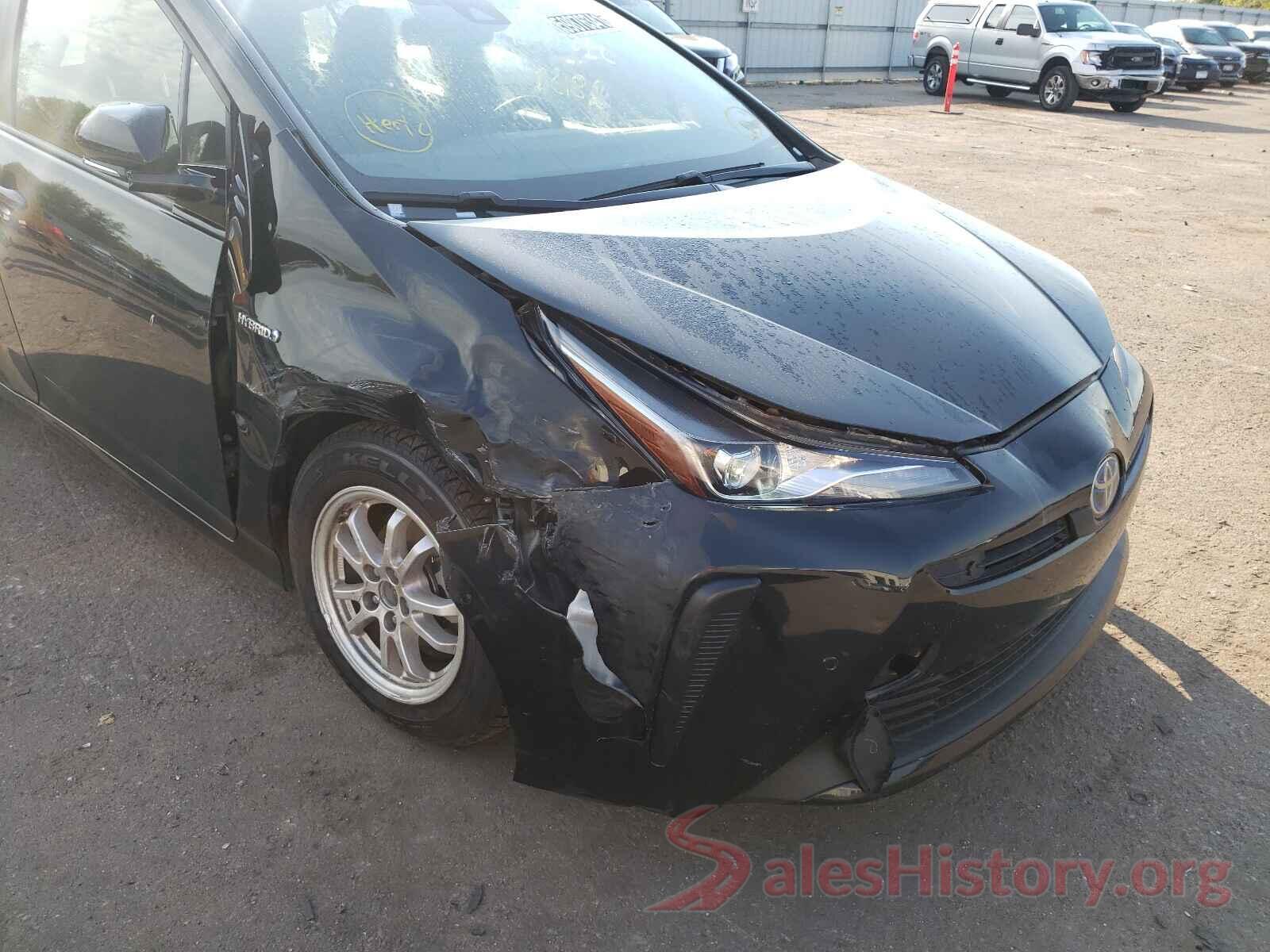 JTDKARFU0L3107220 2020 TOYOTA PRIUS