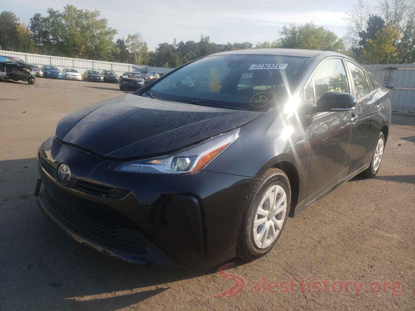 JTDKARFU0L3107220 2020 TOYOTA PRIUS