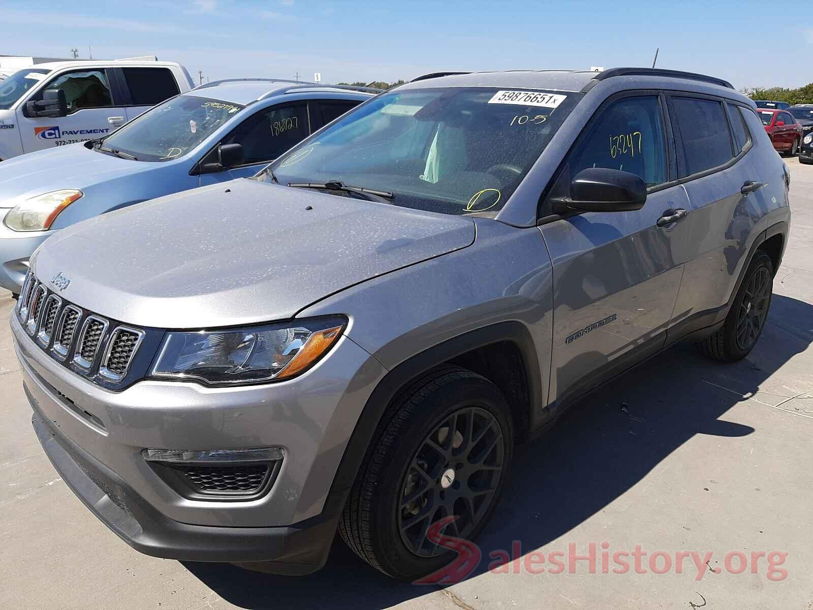 3C4NJCAB1JT125372 2018 JEEP COMPASS