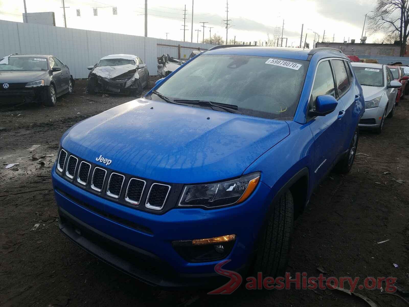 3C4NJCBB8LT257014 2020 JEEP COMPASS