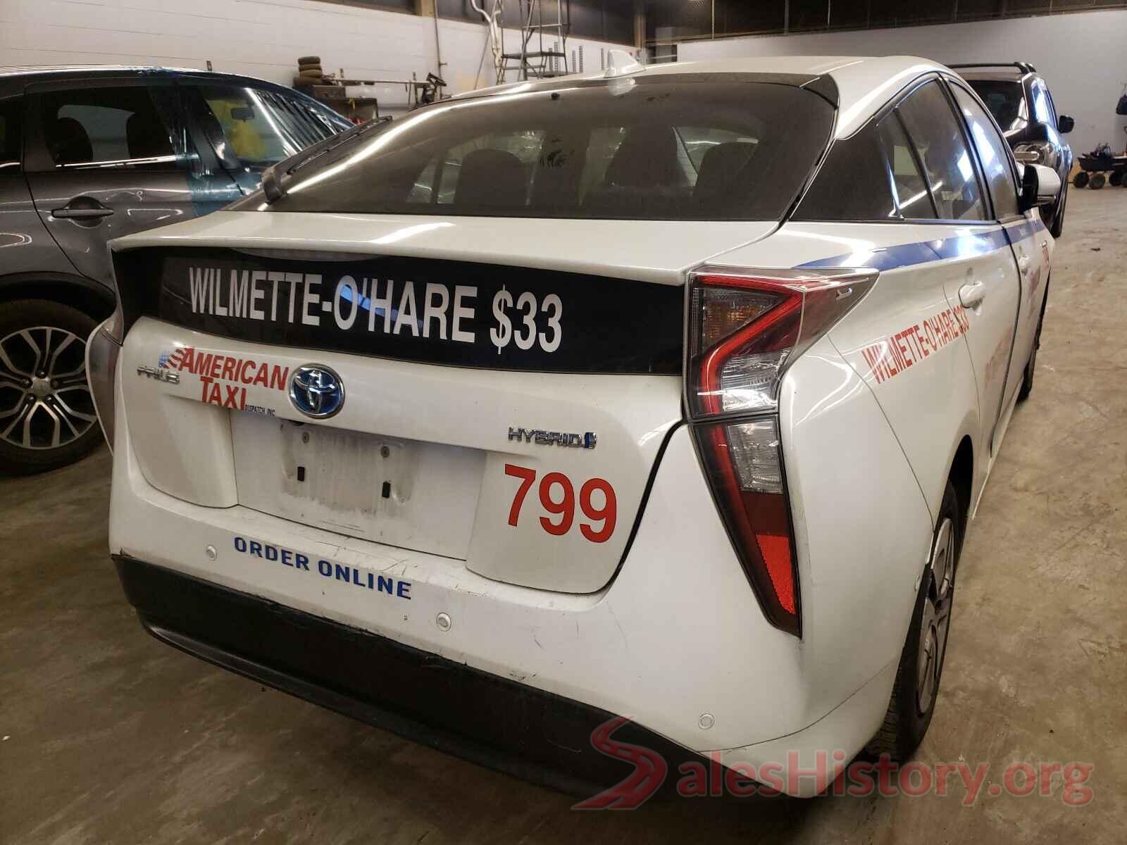 JTDKARFU4J3061825 2018 TOYOTA PRIUS