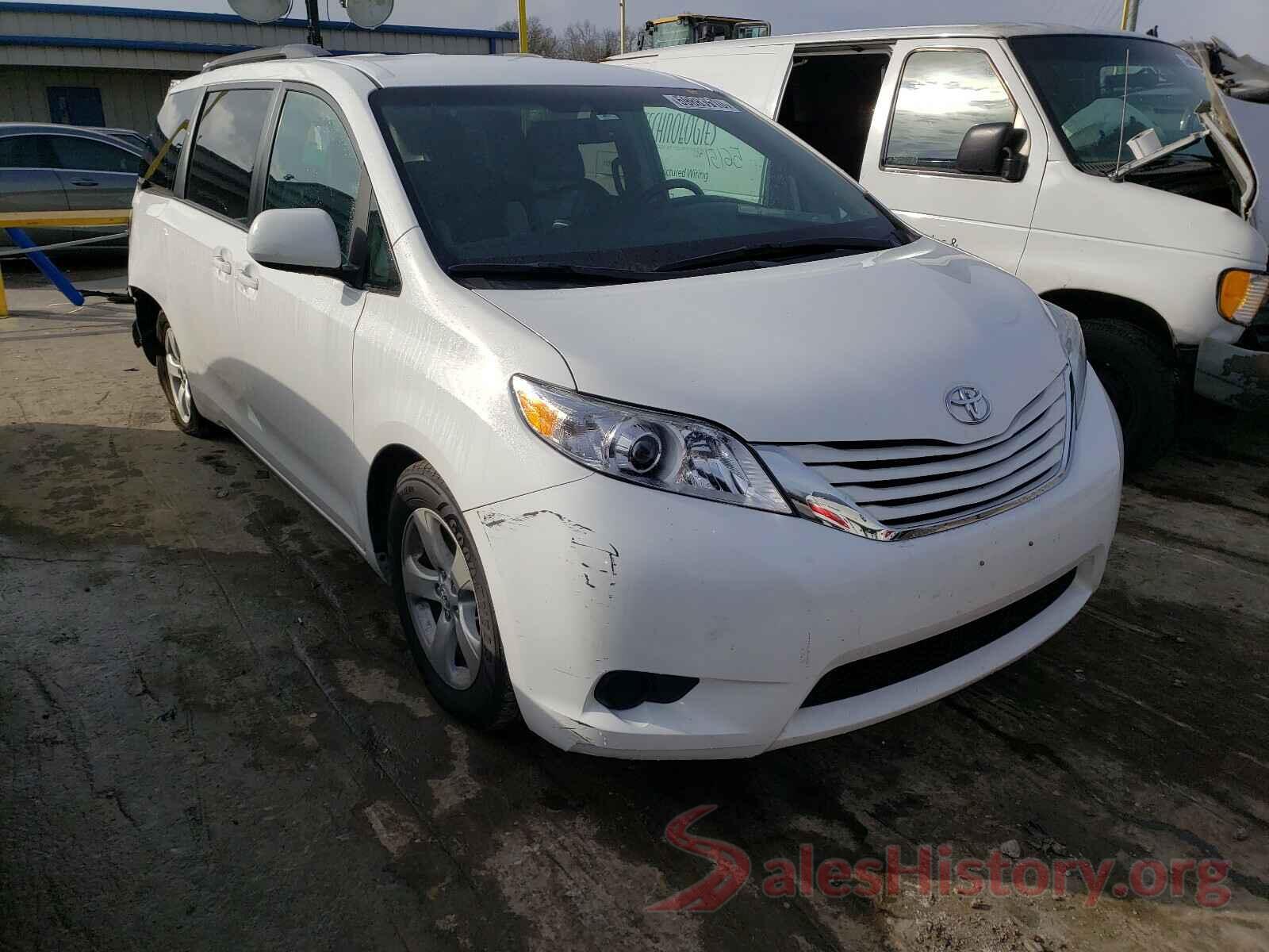 5TDKZ3DC0HS785262 2017 TOYOTA SIENNA