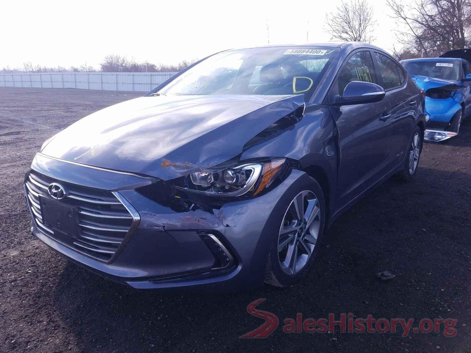 KMHD84LFXJU651160 2018 HYUNDAI ELANTRA