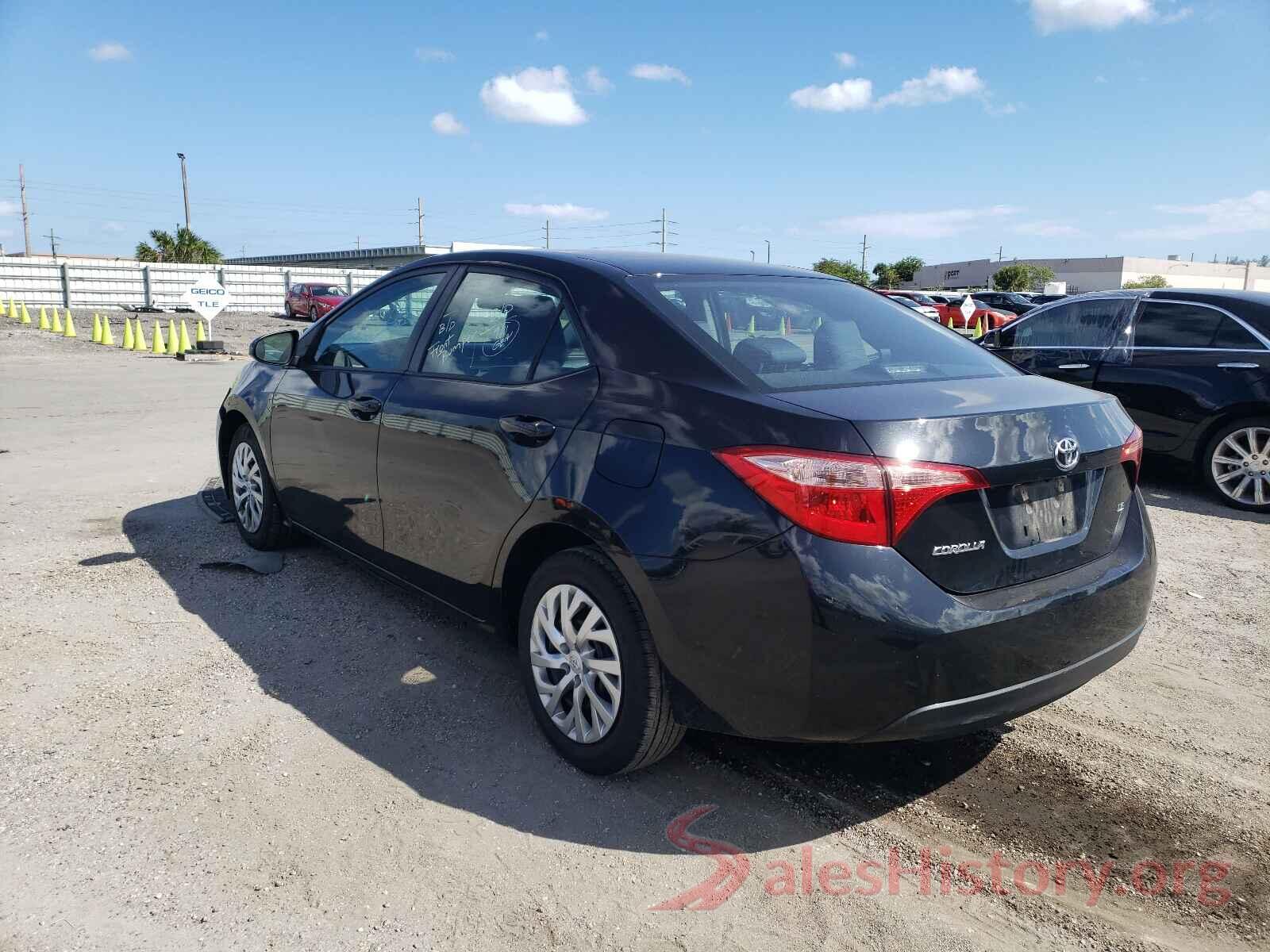 2T1BURHE7JC124355 2018 TOYOTA COROLLA