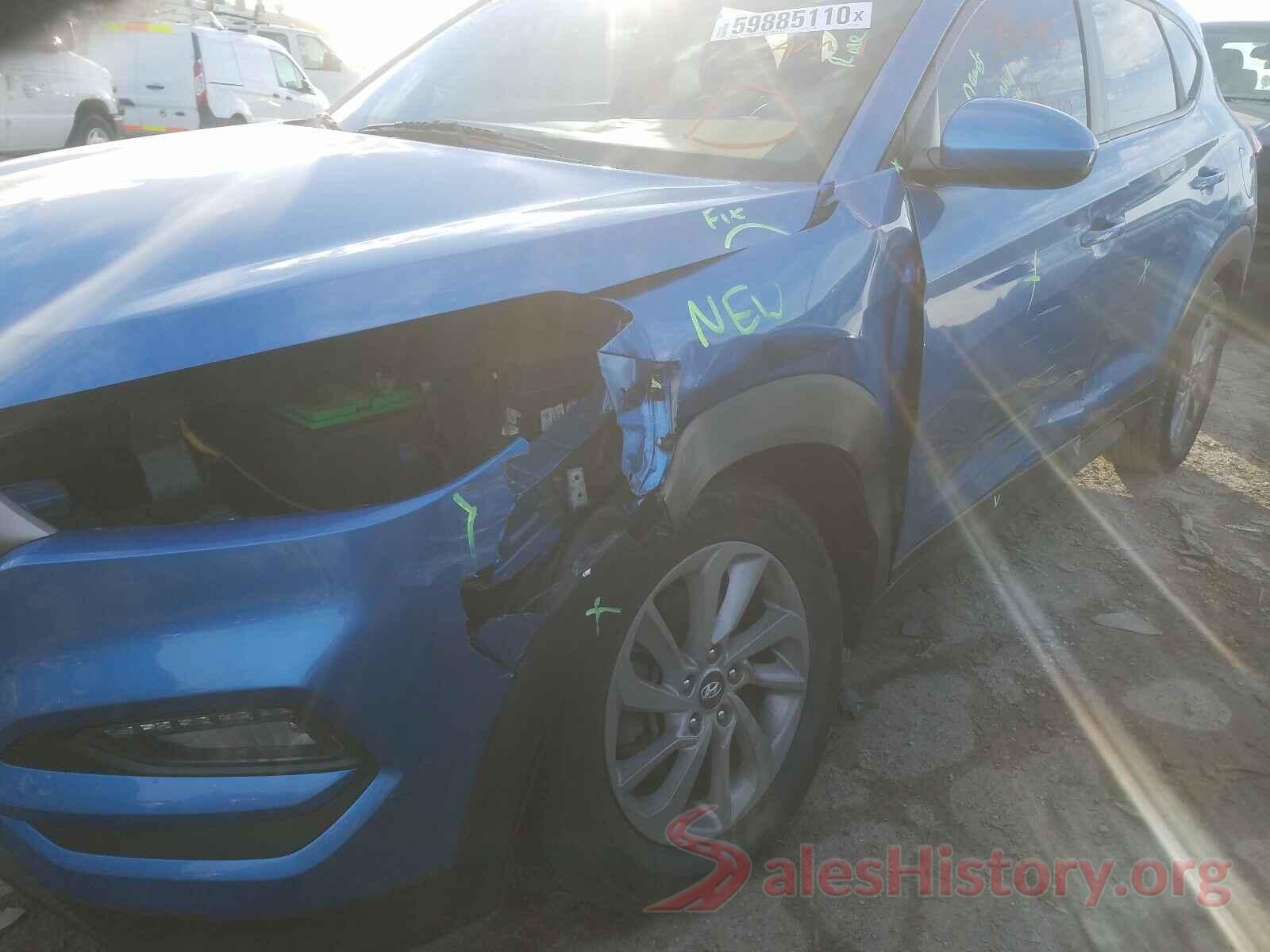 KM8J3CA43GU074543 2016 HYUNDAI TUCSON