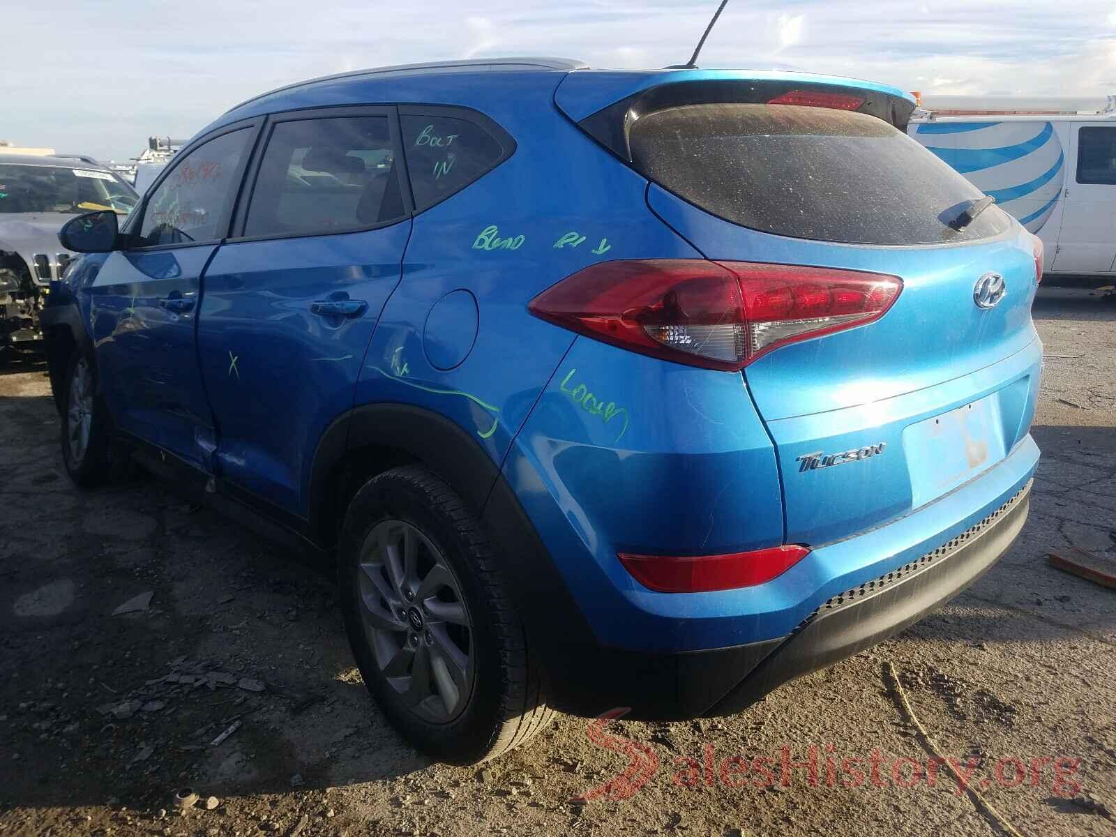 KM8J3CA43GU074543 2016 HYUNDAI TUCSON