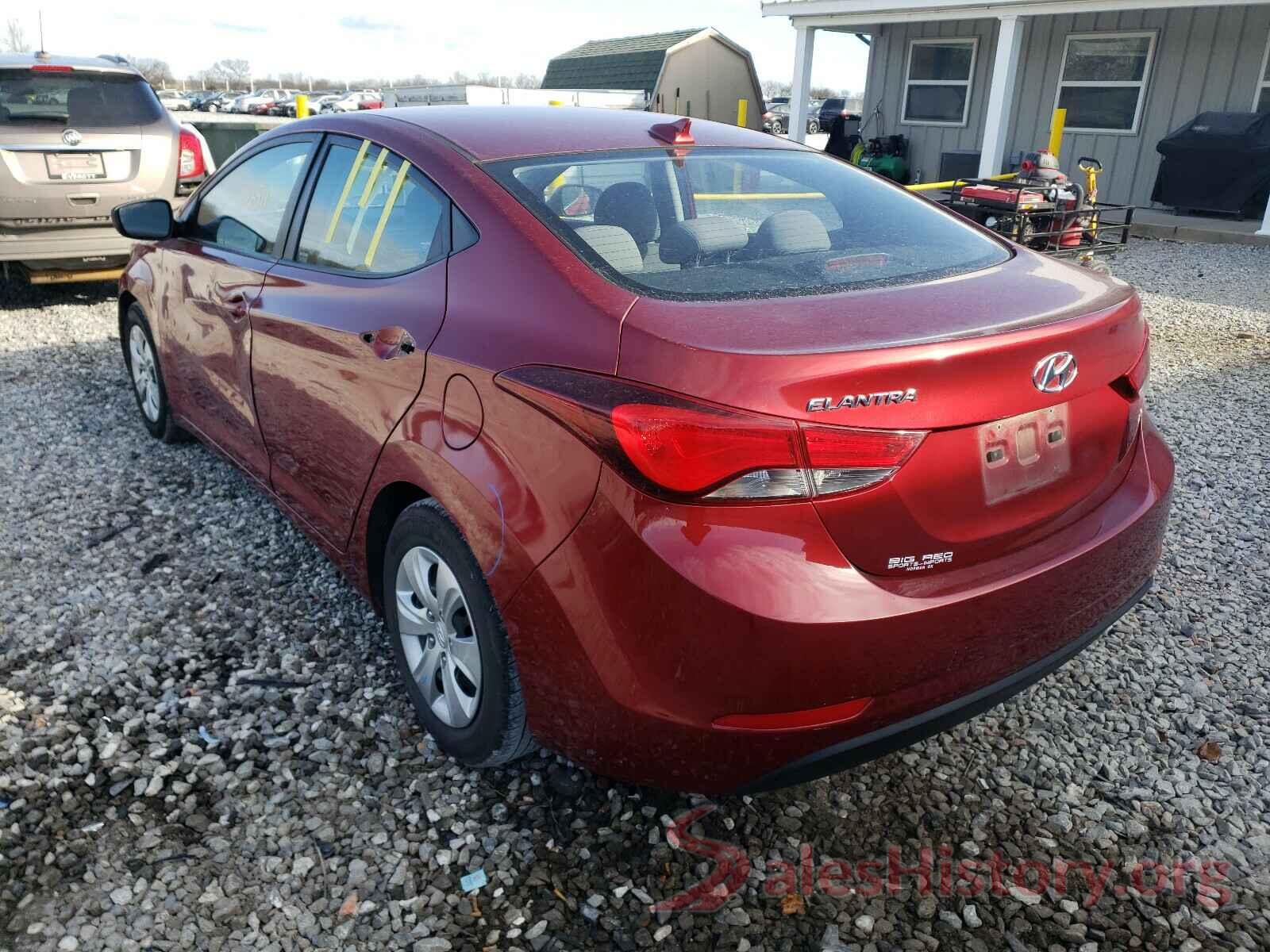 5NPDH4AE2GH730100 2016 HYUNDAI ELANTRA