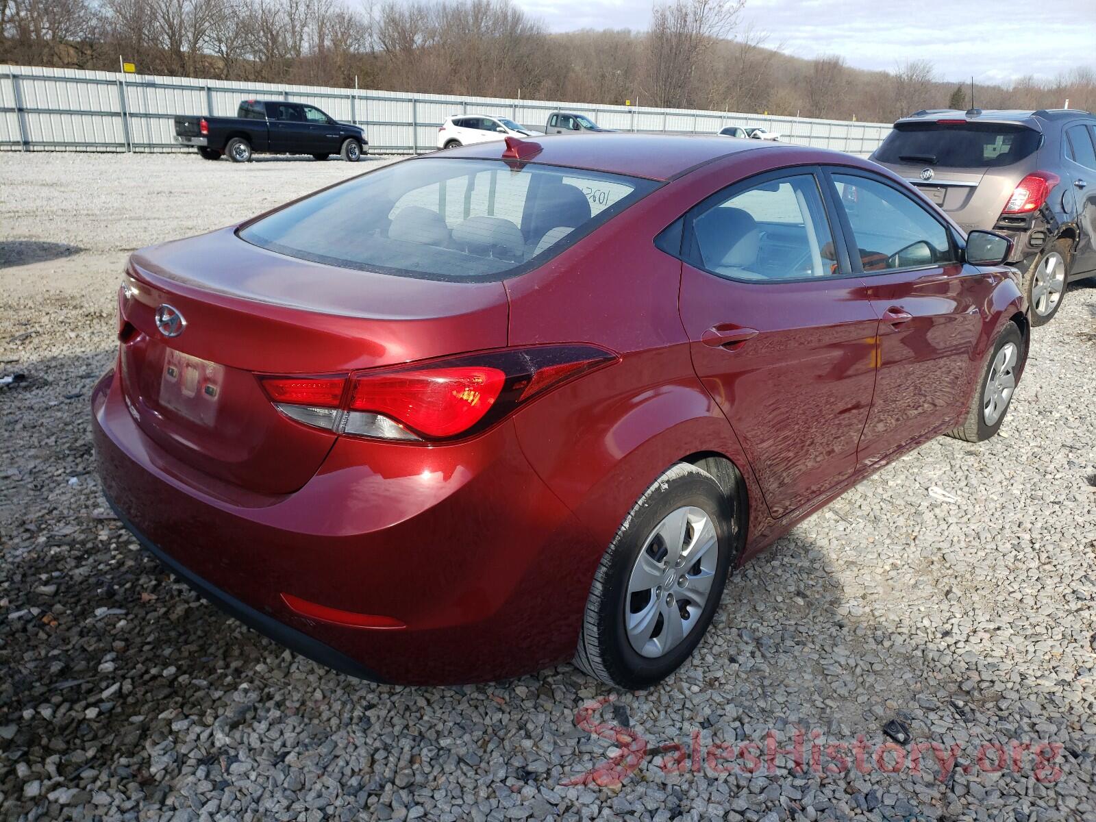 5NPDH4AE2GH730100 2016 HYUNDAI ELANTRA