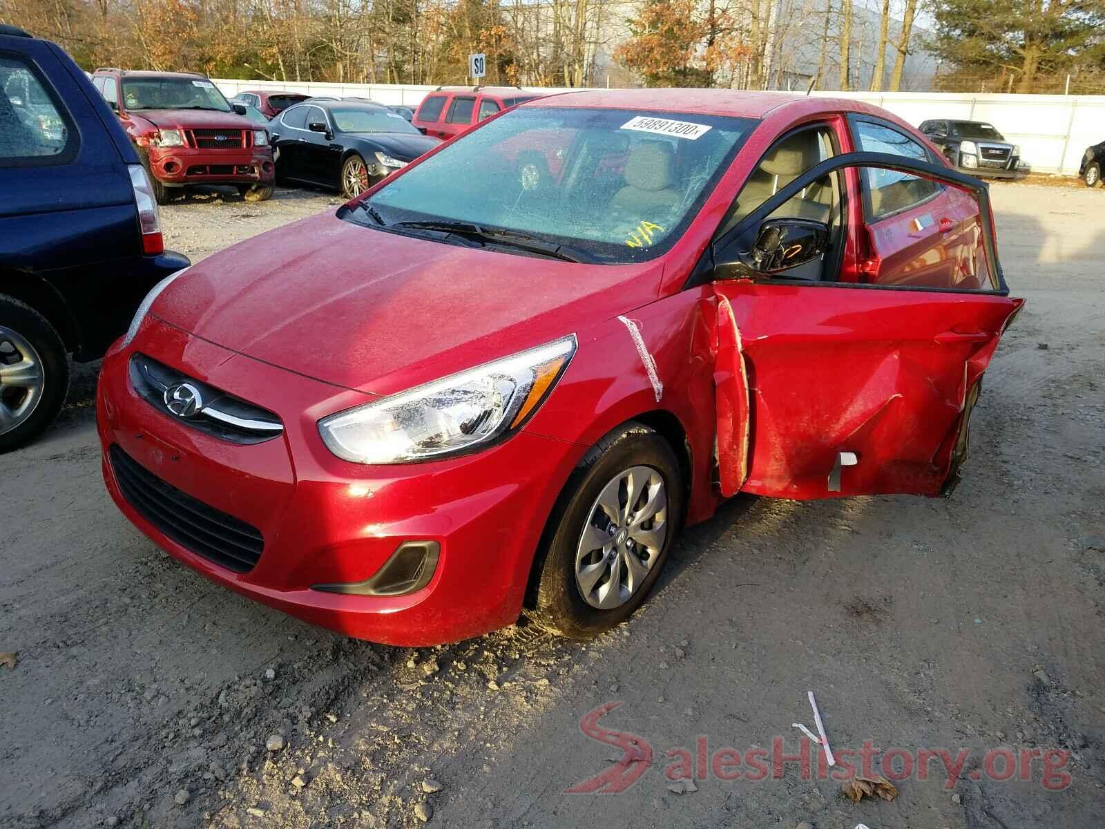 KMHCT4AE6GU135214 2016 HYUNDAI ACCENT