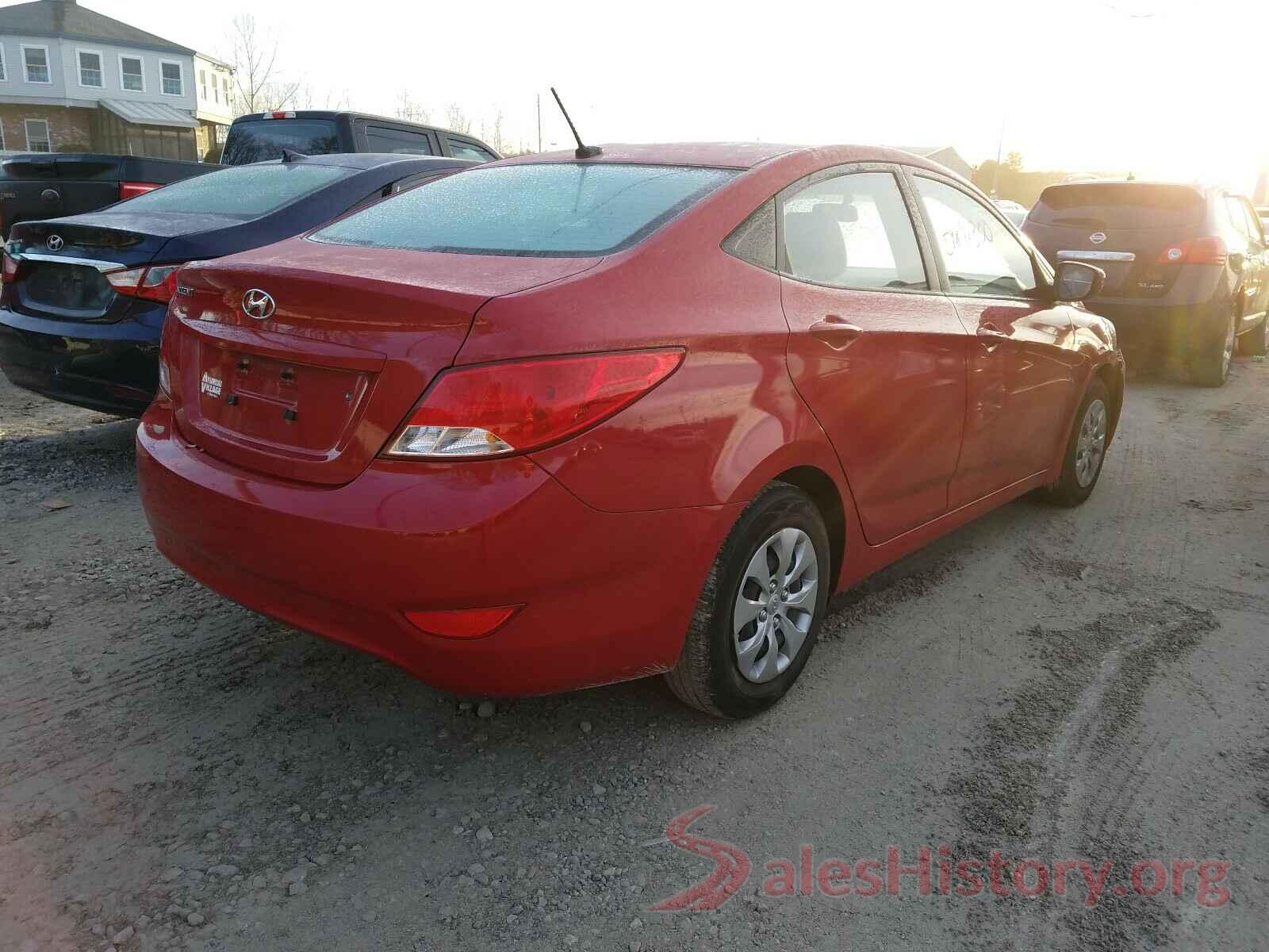 KMHCT4AE6GU135214 2016 HYUNDAI ACCENT