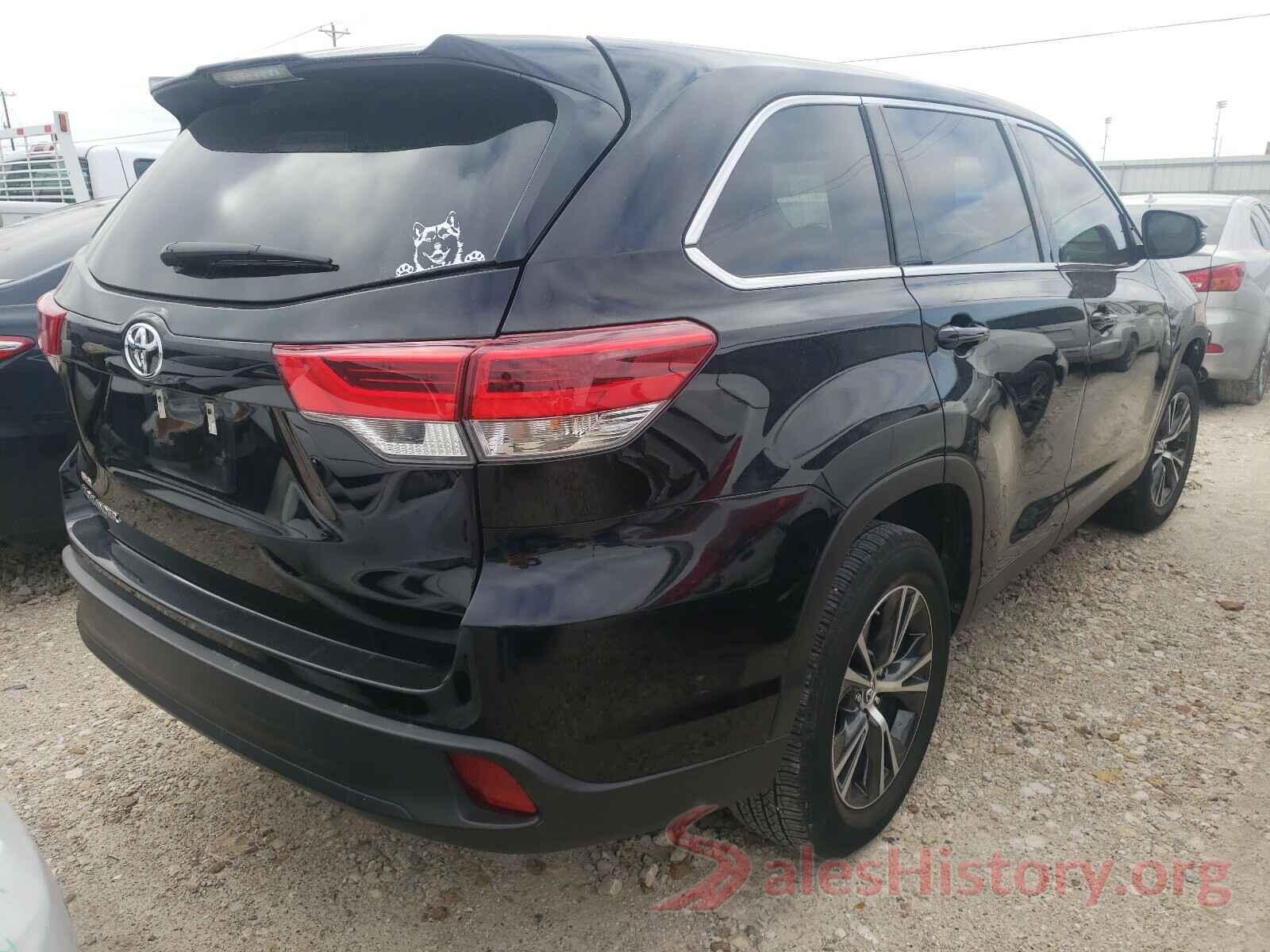 5TDZZRFH3KS302316 2019 TOYOTA HIGHLANDER