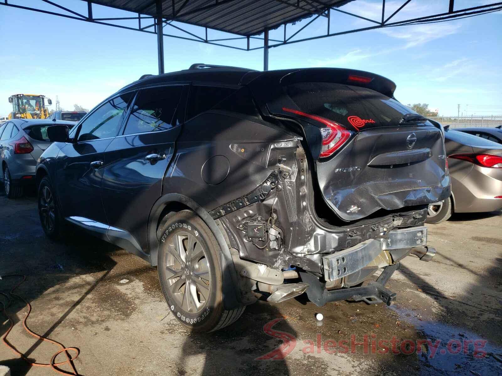 5N1AZ2MG5GN110452 2016 NISSAN MURANO