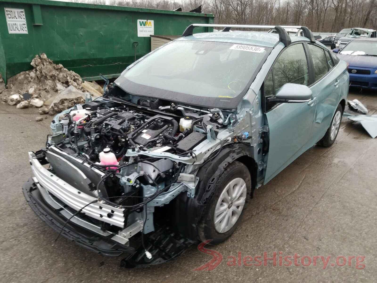 JTDKARFU2K3097790 2019 TOYOTA PRIUS