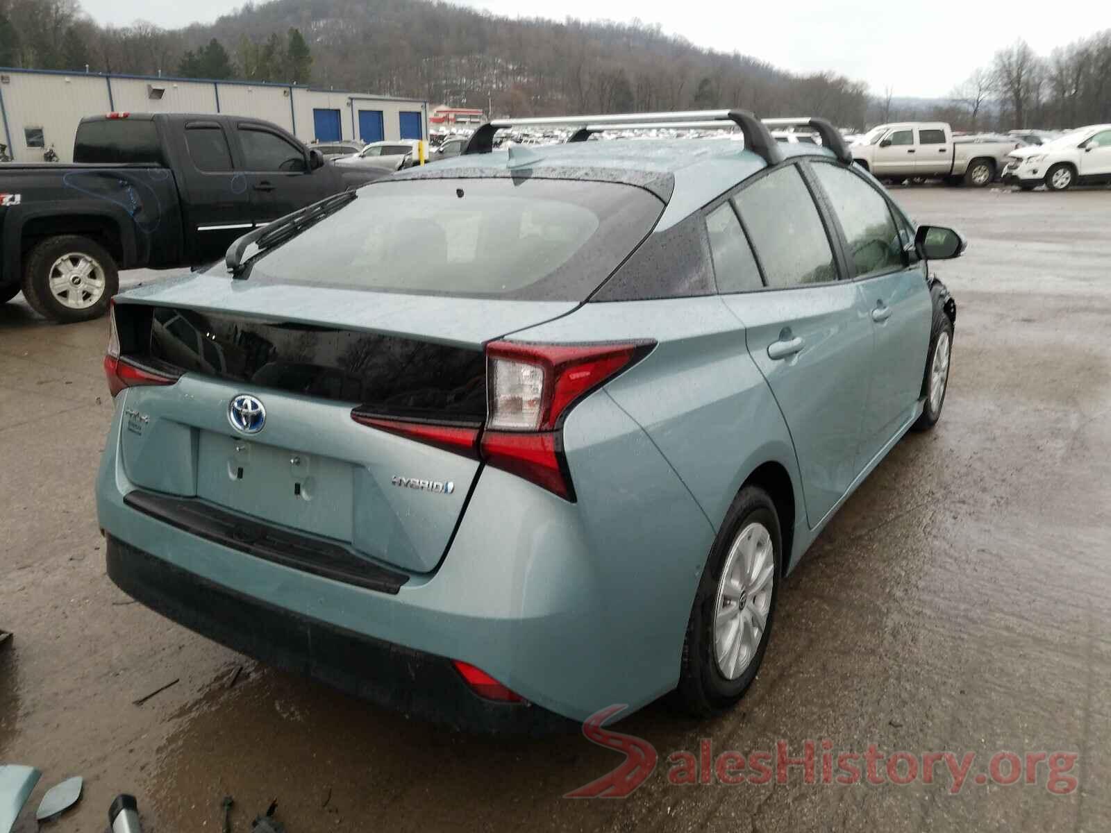 JTDKARFU2K3097790 2019 TOYOTA PRIUS