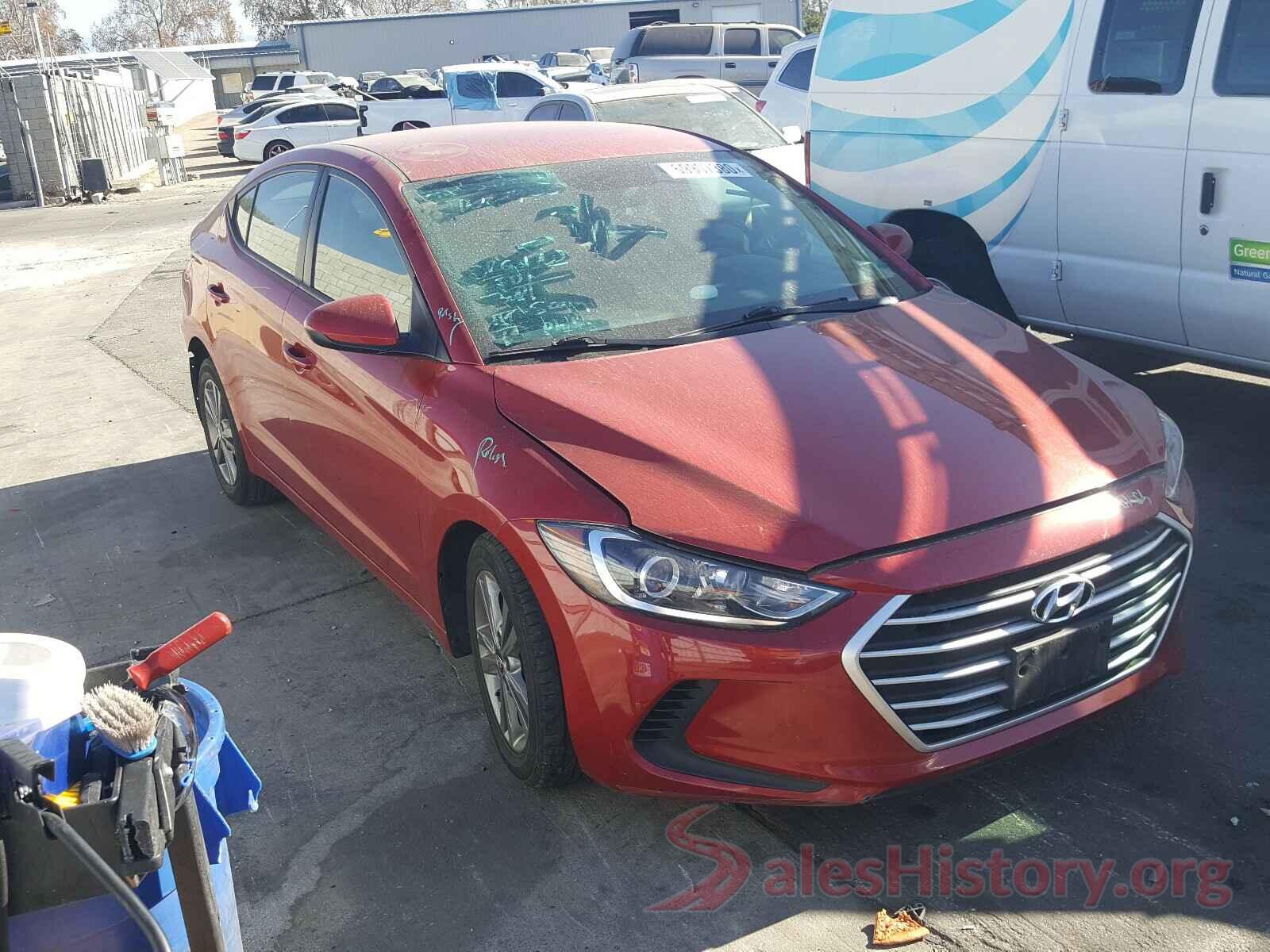 5NPD84LF0JH300871 2018 HYUNDAI ELANTRA