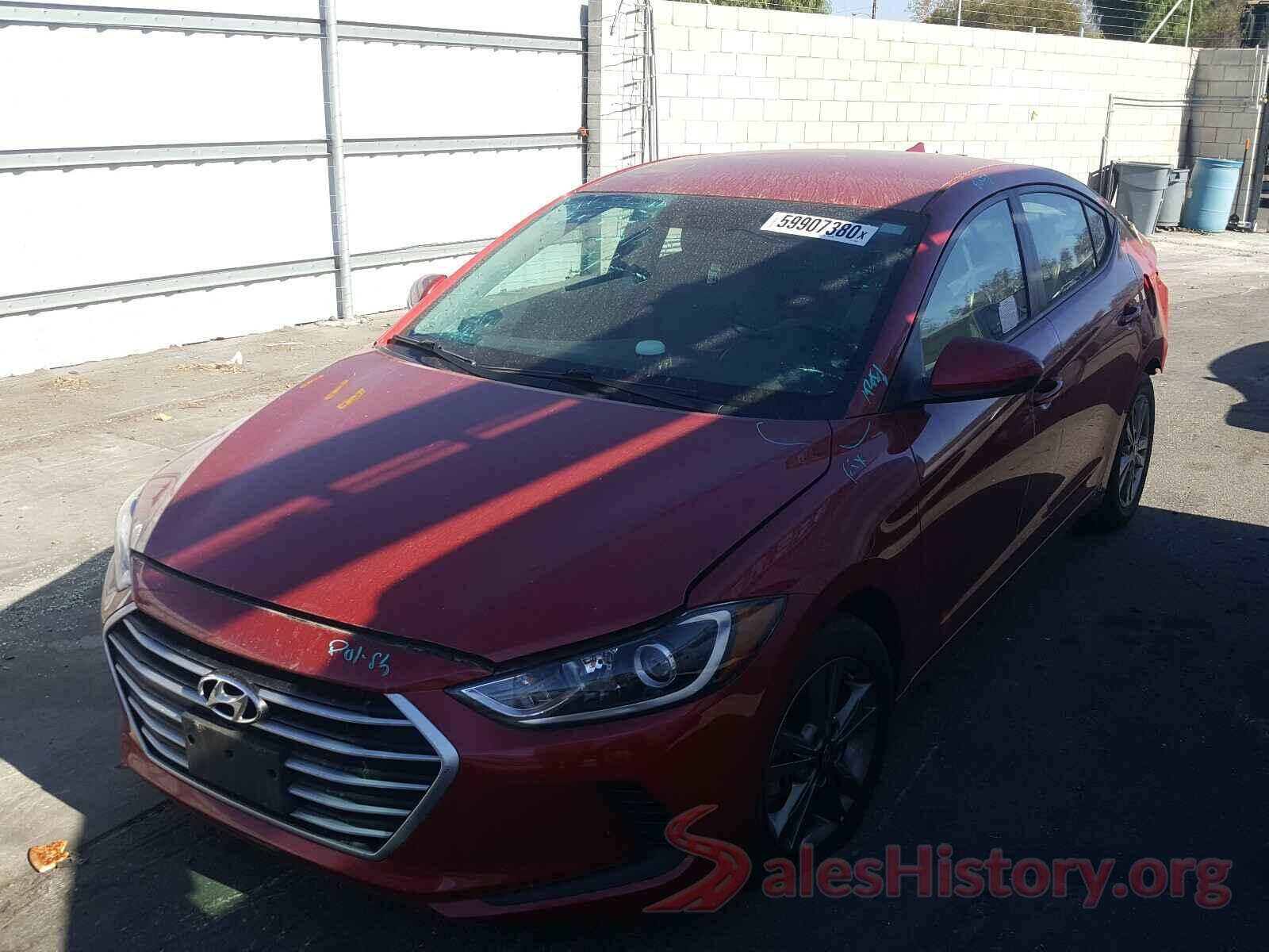 5NPD84LF0JH300871 2018 HYUNDAI ELANTRA