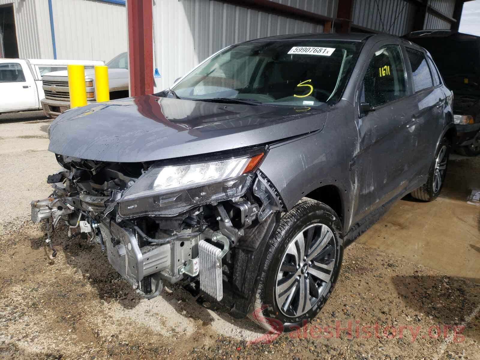 JA4ARUAU0MU031552 2021 MITSUBISHI OUTLANDER