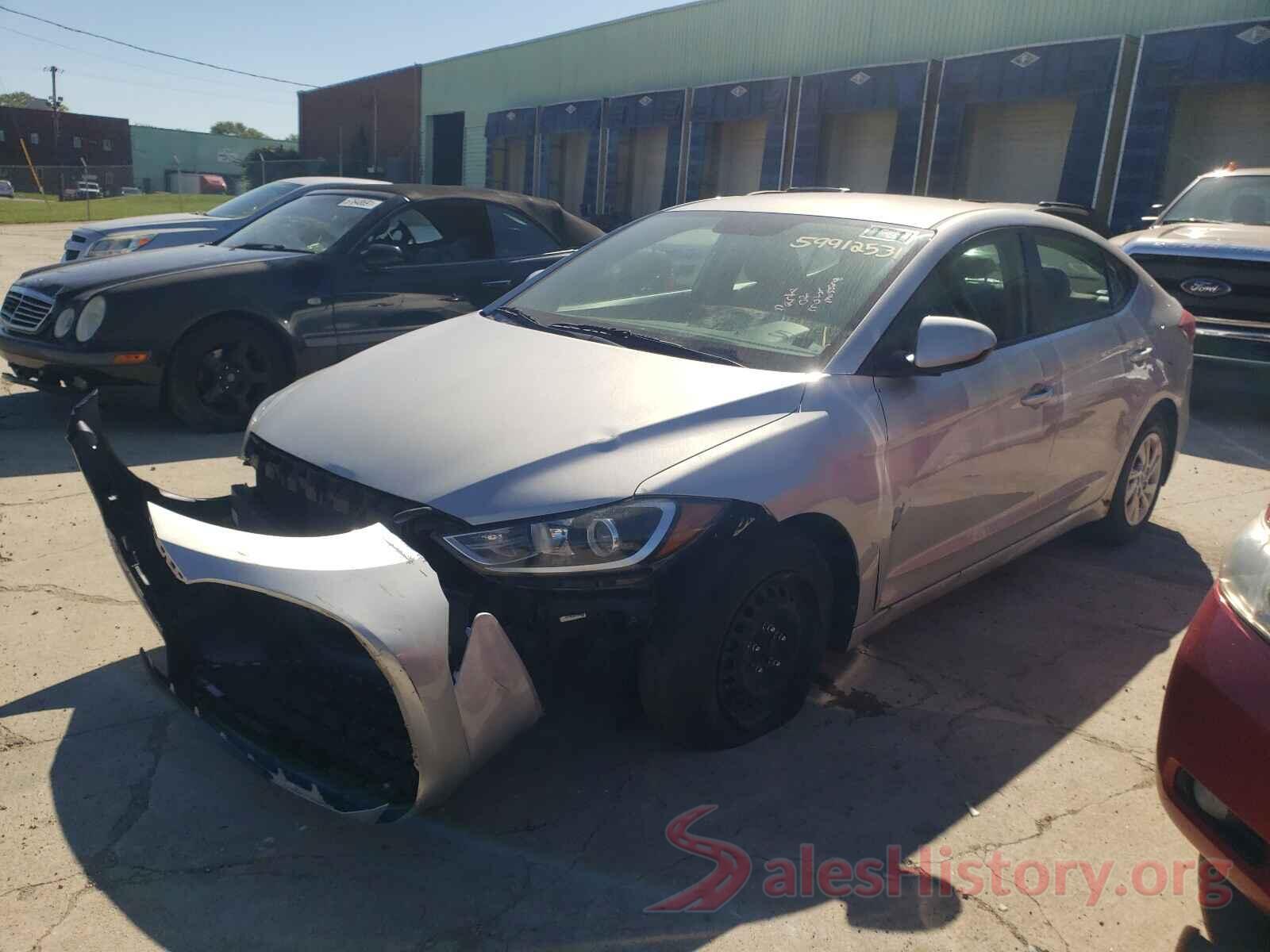 5NPD74LF2HH100152 2017 HYUNDAI ELANTRA