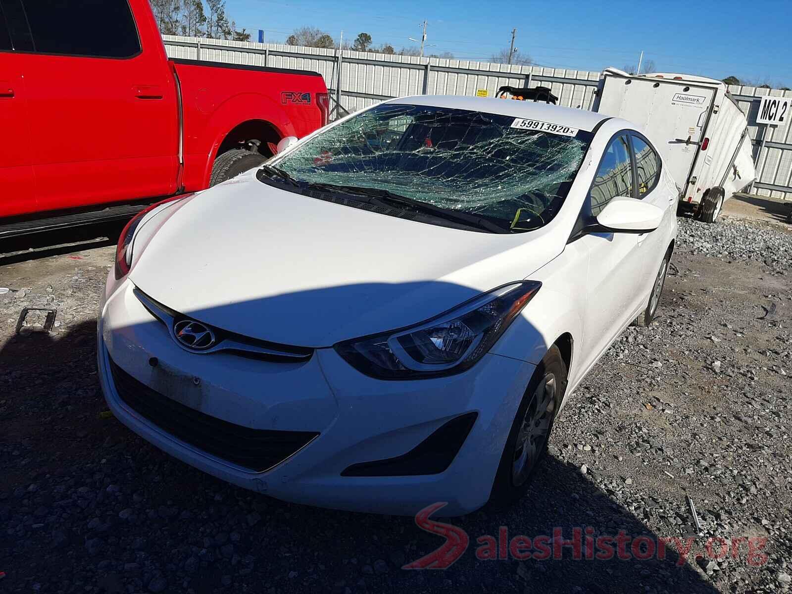 5NPDH4AE7GH785853 2016 HYUNDAI ELANTRA