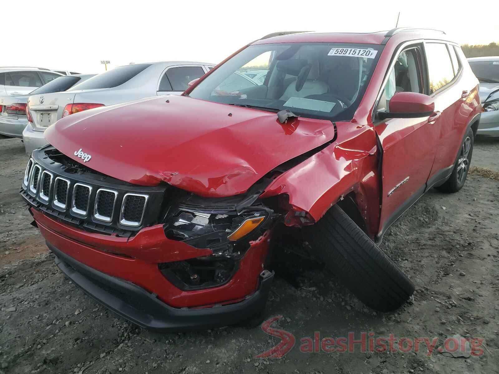 3C4NJCBB7KT654843 2019 JEEP COMPASS