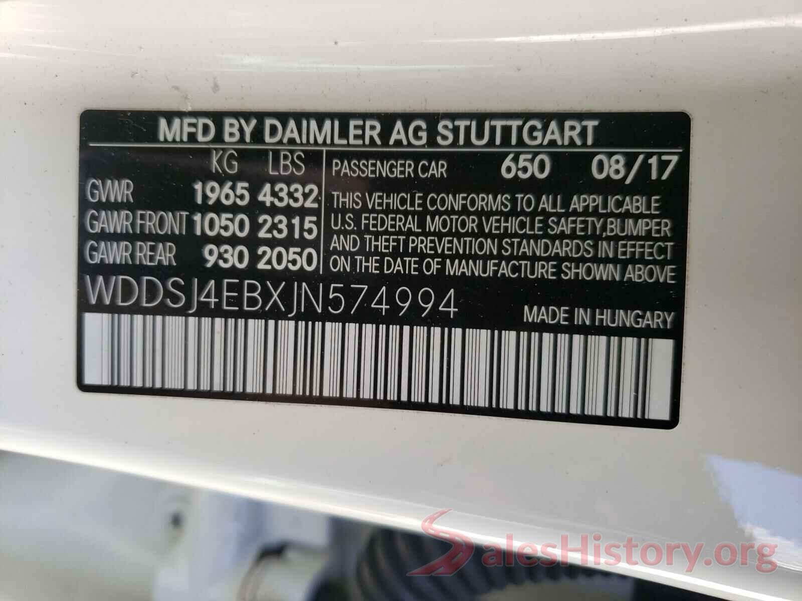 WDDSJ4EBXJN574994 2018 MERCEDES-BENZ C CLASS