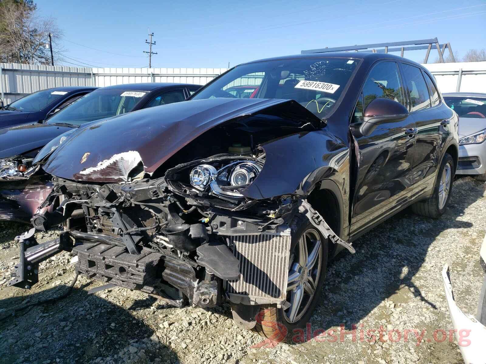 WP1AB2A22GLA93069 2016 PORSCHE CAYENNE