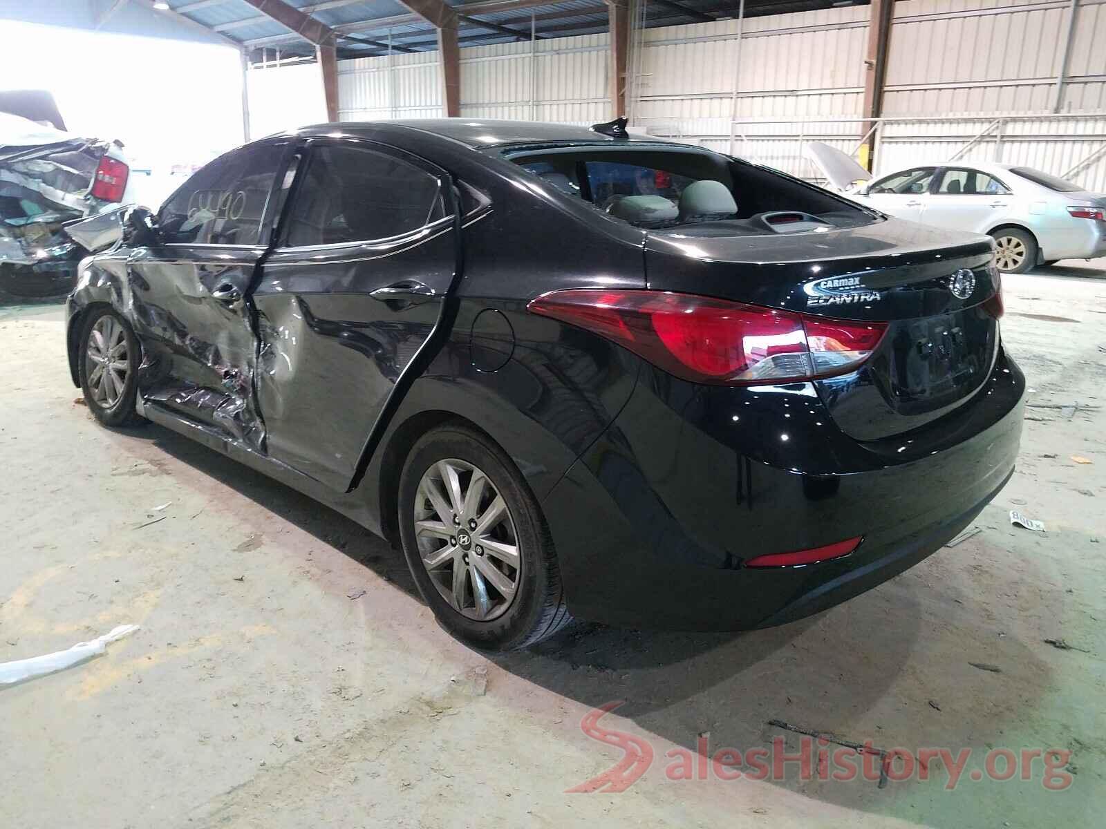 5NPDH4AE4GH762546 2016 HYUNDAI ELANTRA