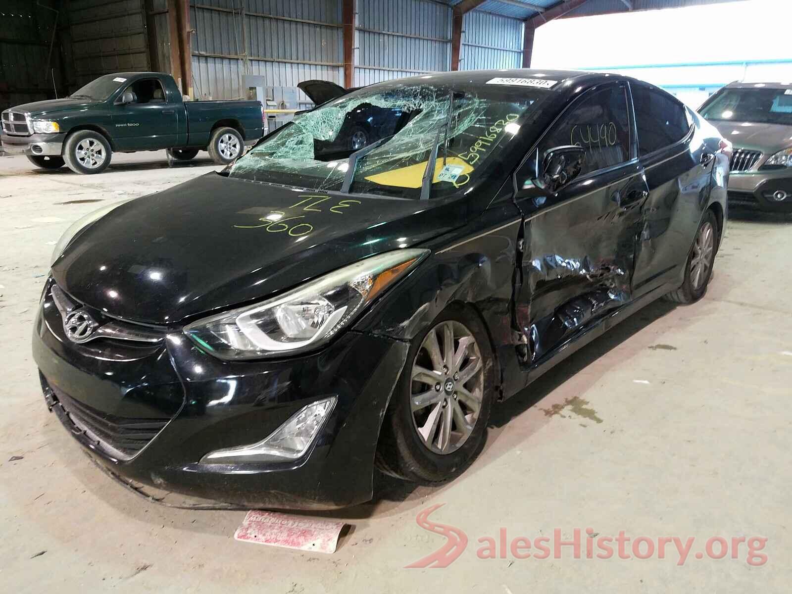 5NPDH4AE4GH762546 2016 HYUNDAI ELANTRA